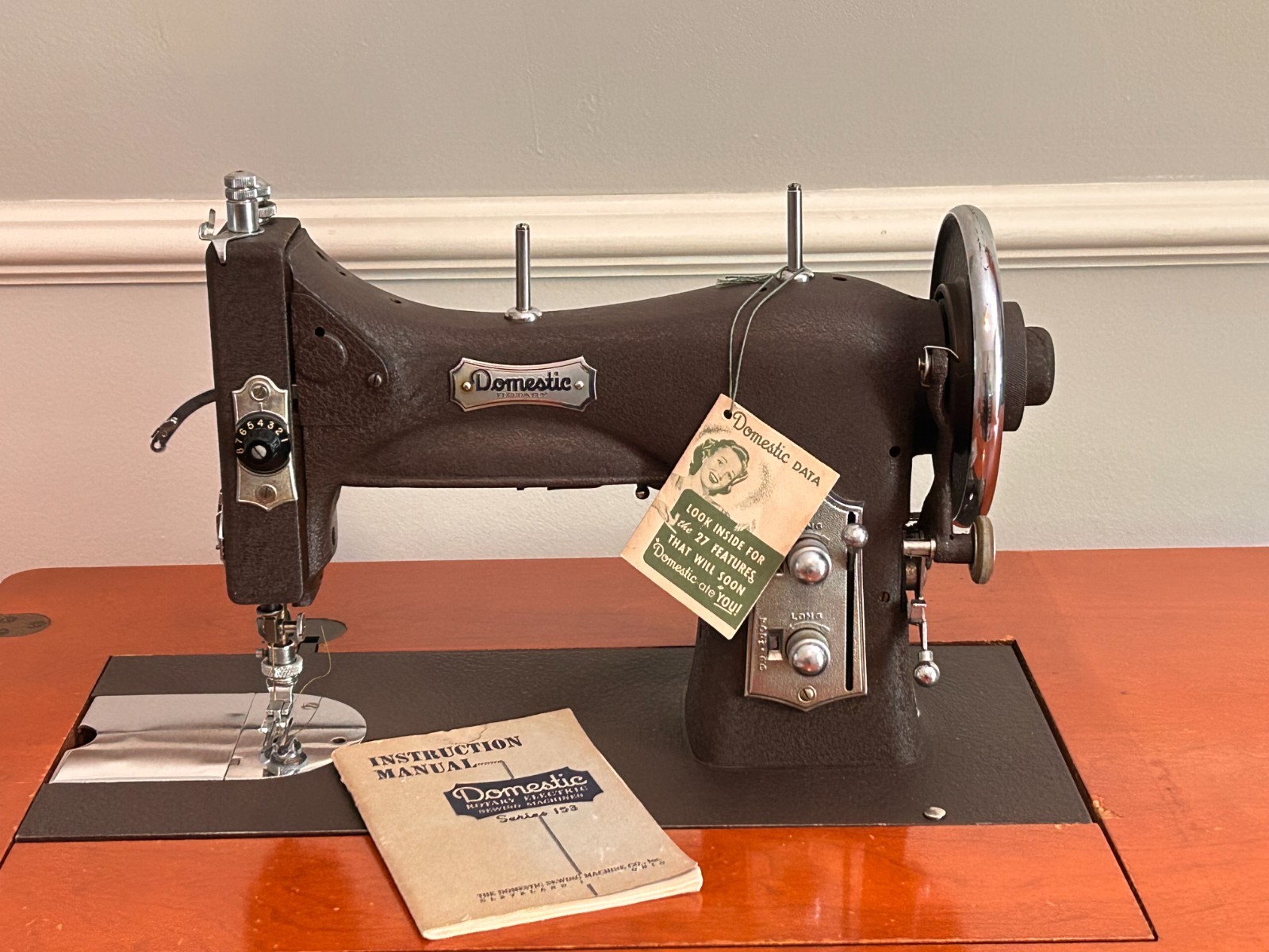 Vintage Domestic Rotary Electric Sewing Machine Series 153