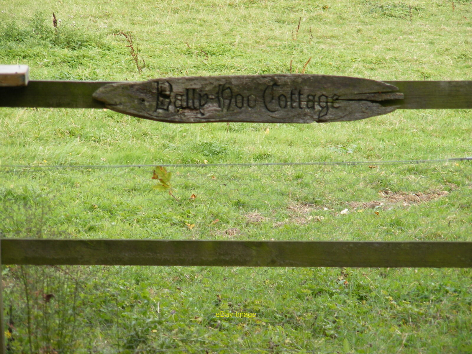 Photo 12x8 Bally Hoo Cottage sign Otley Suffolk :: TM2256 c2011