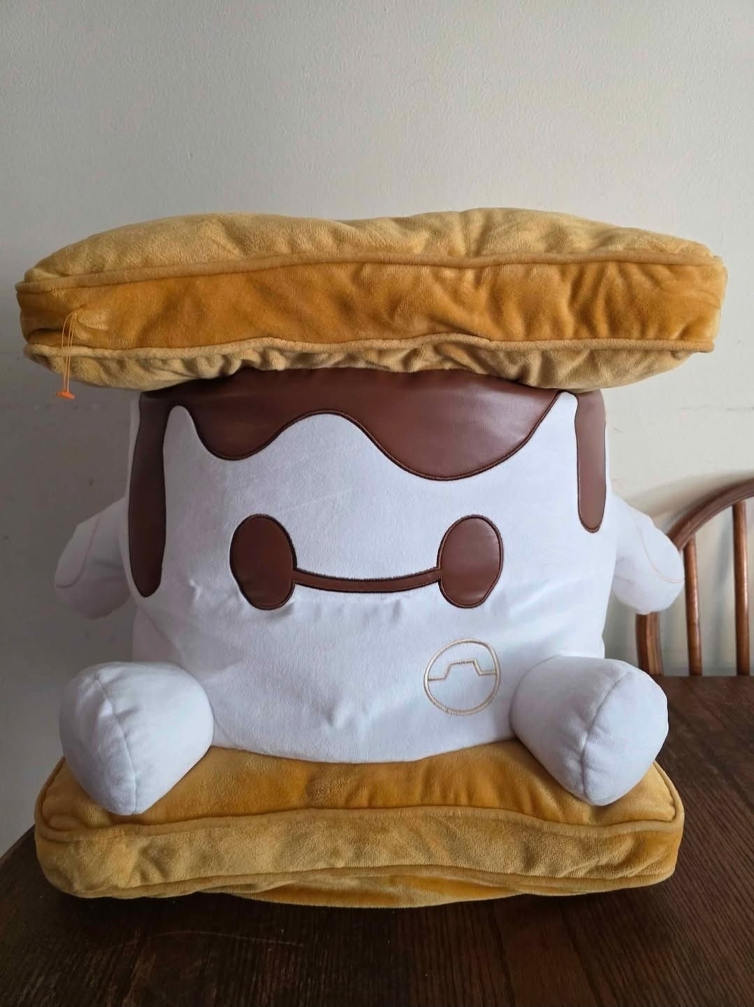 Rare Disney Giant Big Hero 6 Baymax Smores Marshmallow Munchling Plush