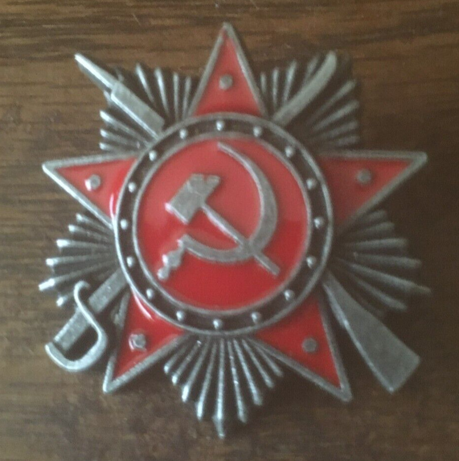 RUSSIAN SOVIET CCCP PIN BADGE red star RUSSIAN SOVIET CCCP PIN BADGE red star