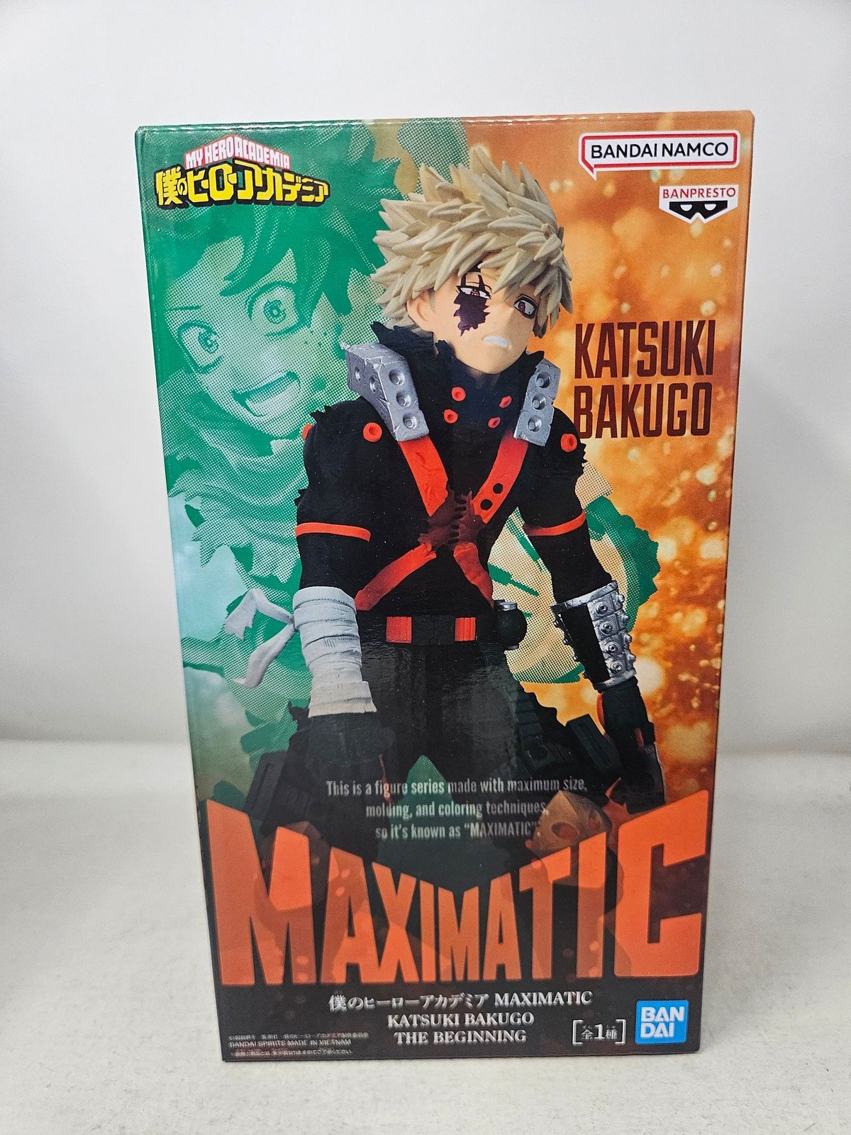 BANPRESTO My Hero Academia Maximatic Katsuki Bakugo Figure New Boxed US Seller
