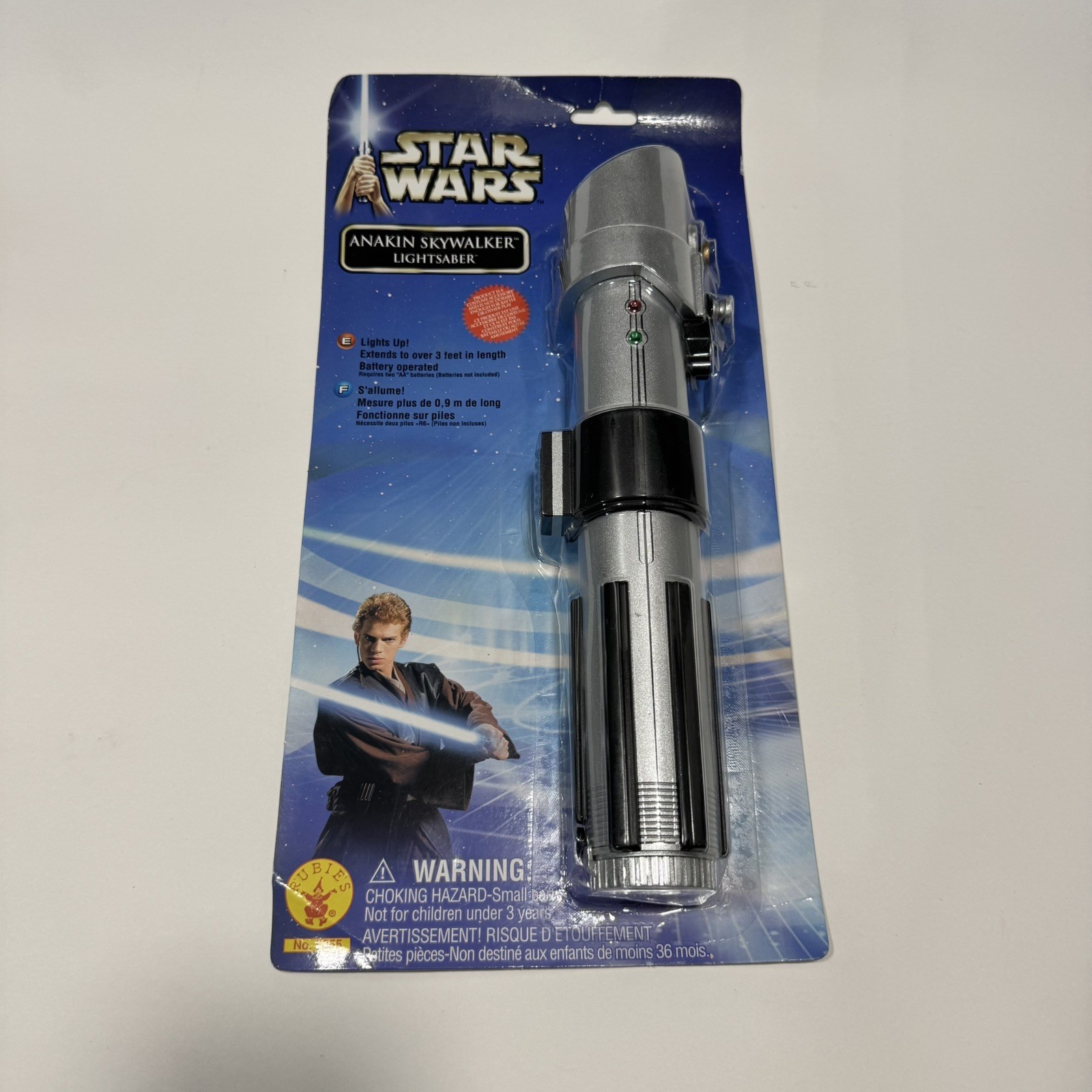 Anakin Skywalker Toy Lightsaber 2002 Rubies Hasbro Vintage Star Wars SEALED