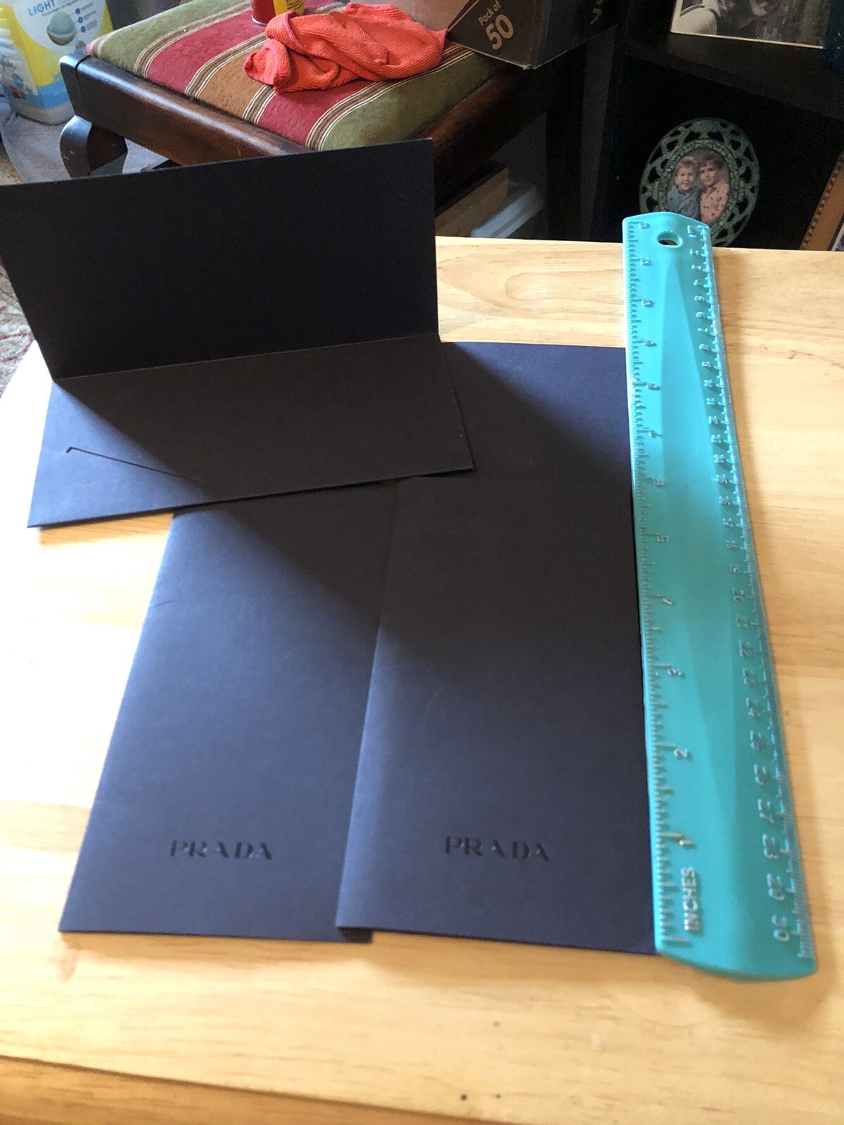 Prada Folio Holder-paper Lot Of 4, Unused
