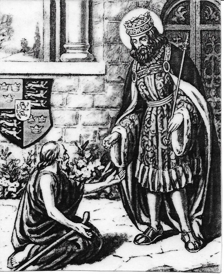 Holy Card of Saint Edward the Confessor Plus a 1\
