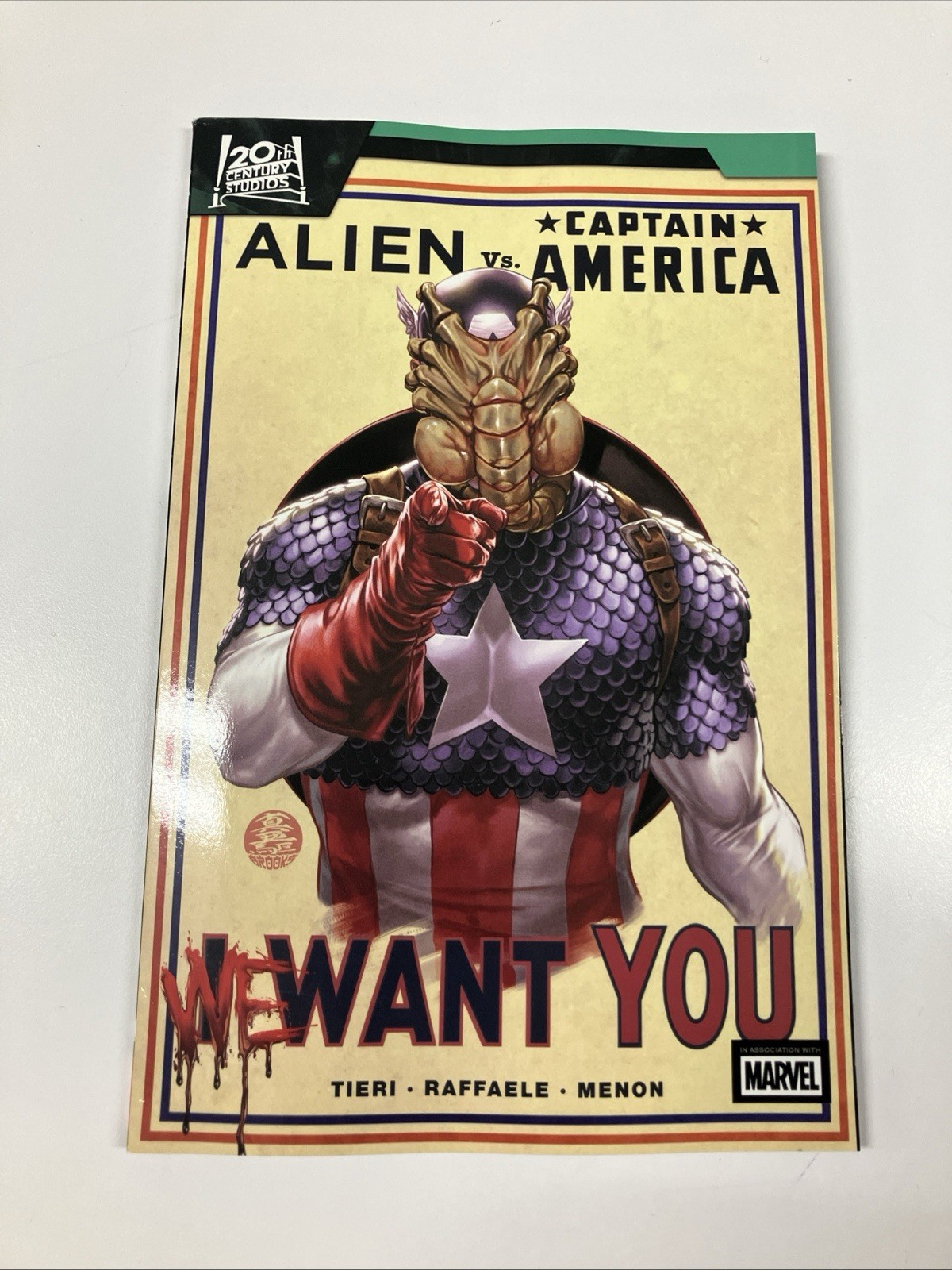 Marvel 2026 ALIEN Vs. CAPTAIN AMERICA  tpb NEW NM Reg $16 GN