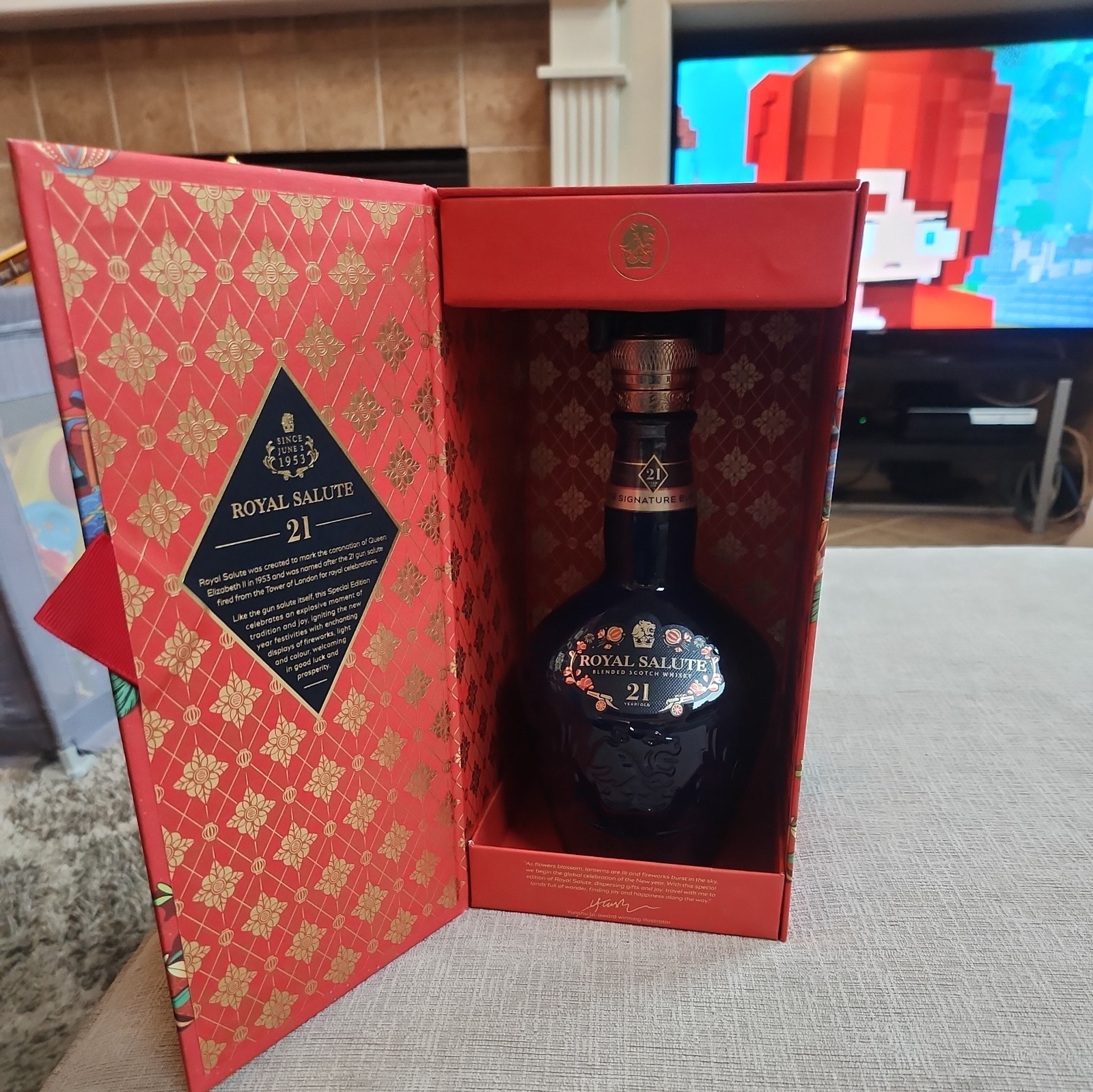 Royal Salute 21 Year Old Empty Bottle w/ Original Box Scotch Whisky - 2026 Lunar