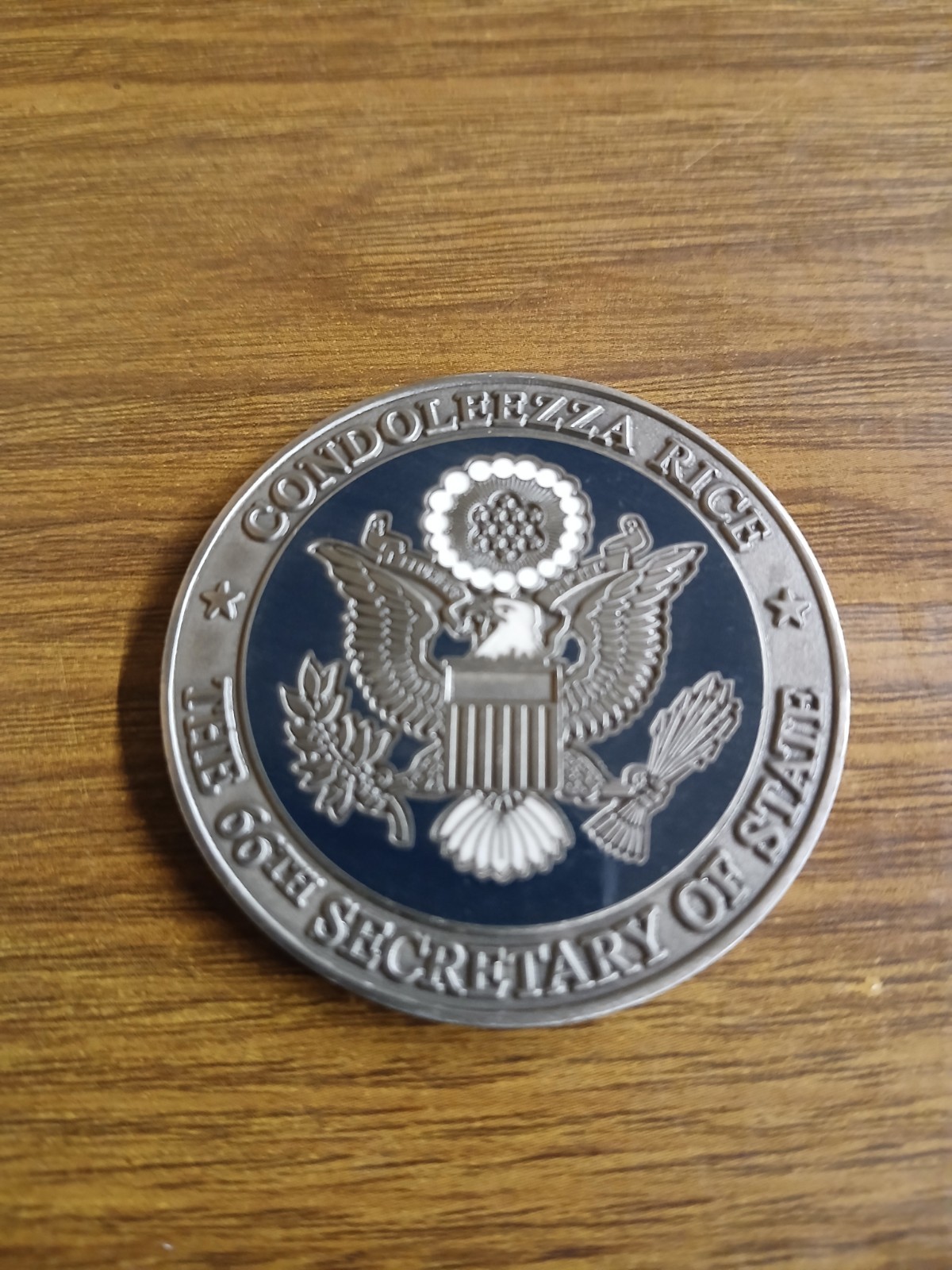 RARE Authentic Condoleezza Rice Appreciation Commemorative Coin NEW