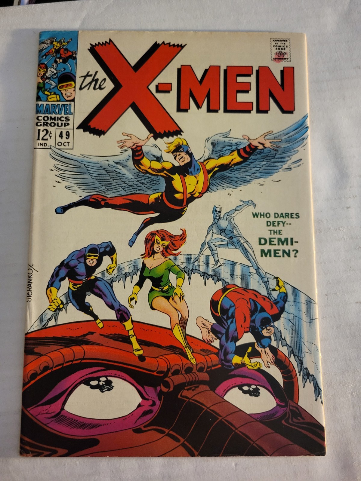 Uncanny X-Men 49 1st App Lorna Dane & Mesmero Steranko Cover 1968 Mid Grade