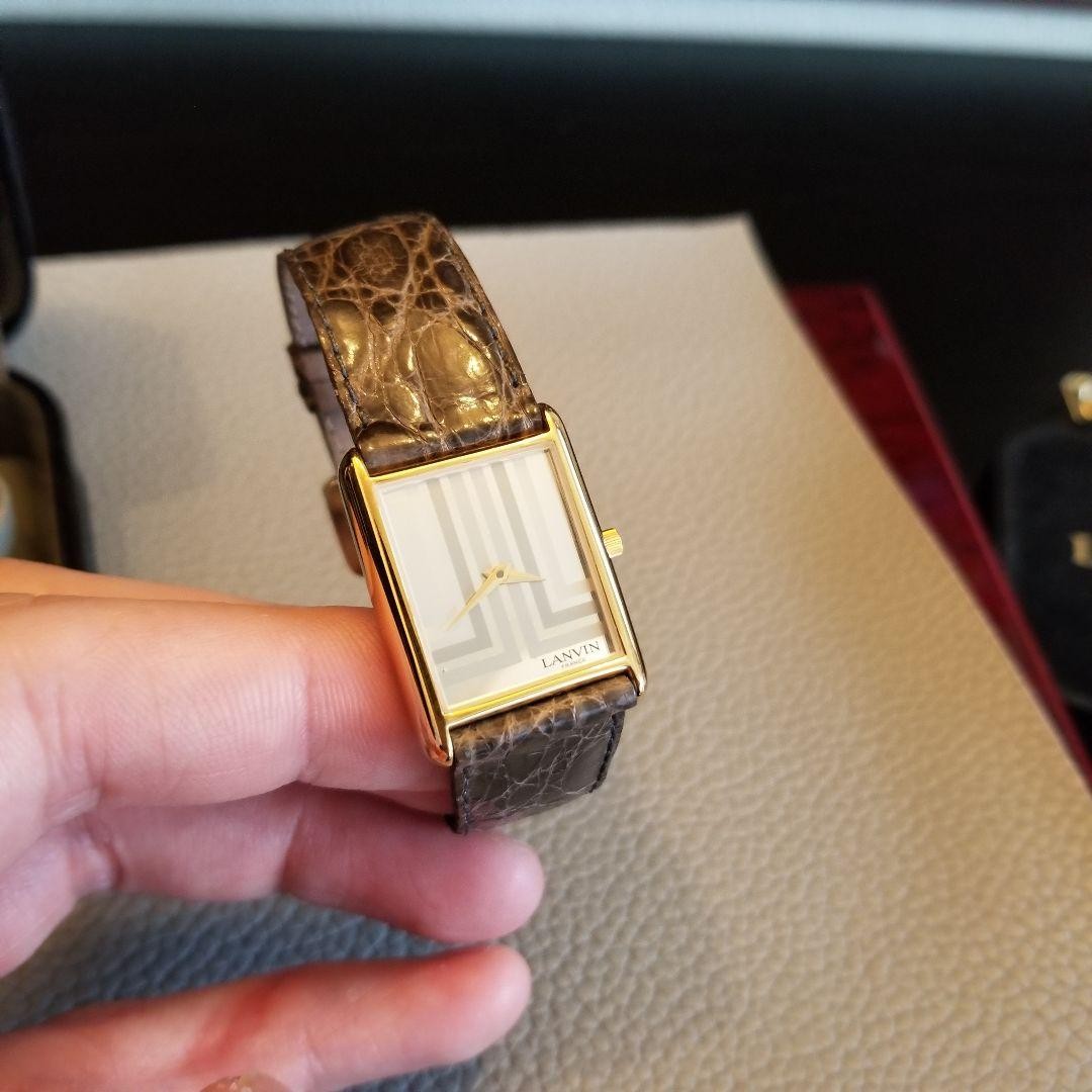 Vintage Lanvin Tank Watch