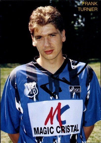 Autograph card footballer Frank tournament, VfB Leipzig, autograph - 11615039