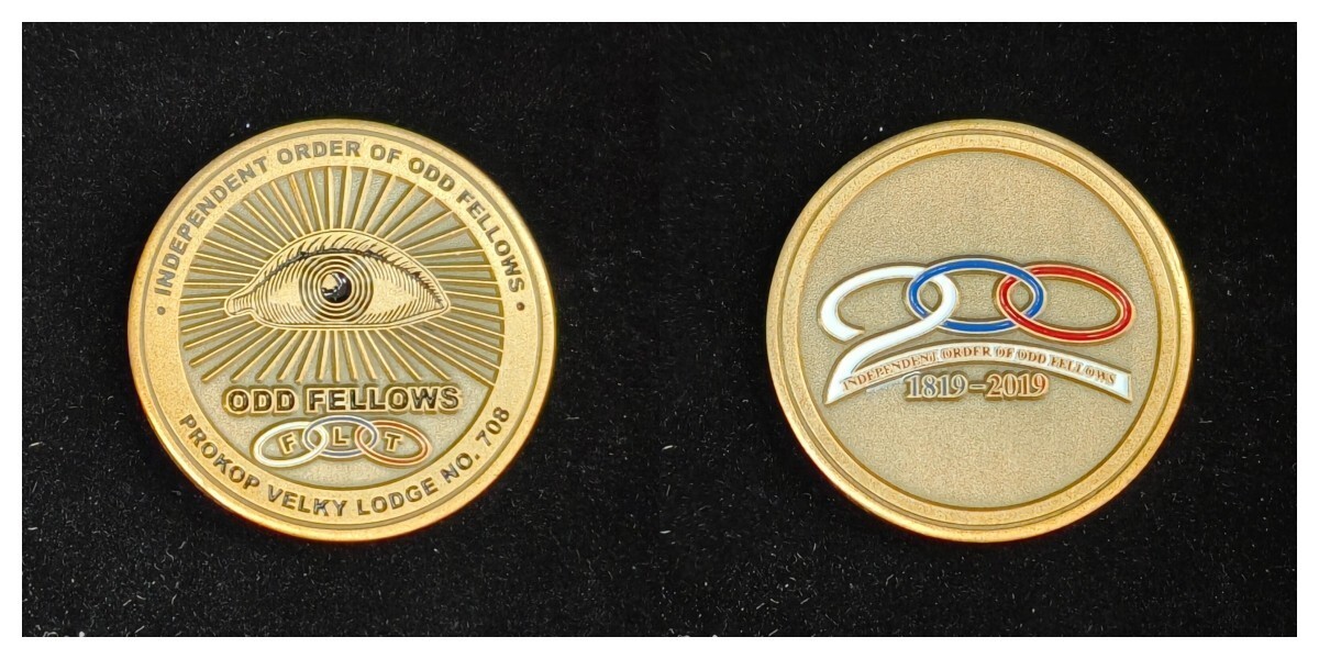 Independent Order of Odd Fellows 200th Anniversary Challenge Coin  2#19