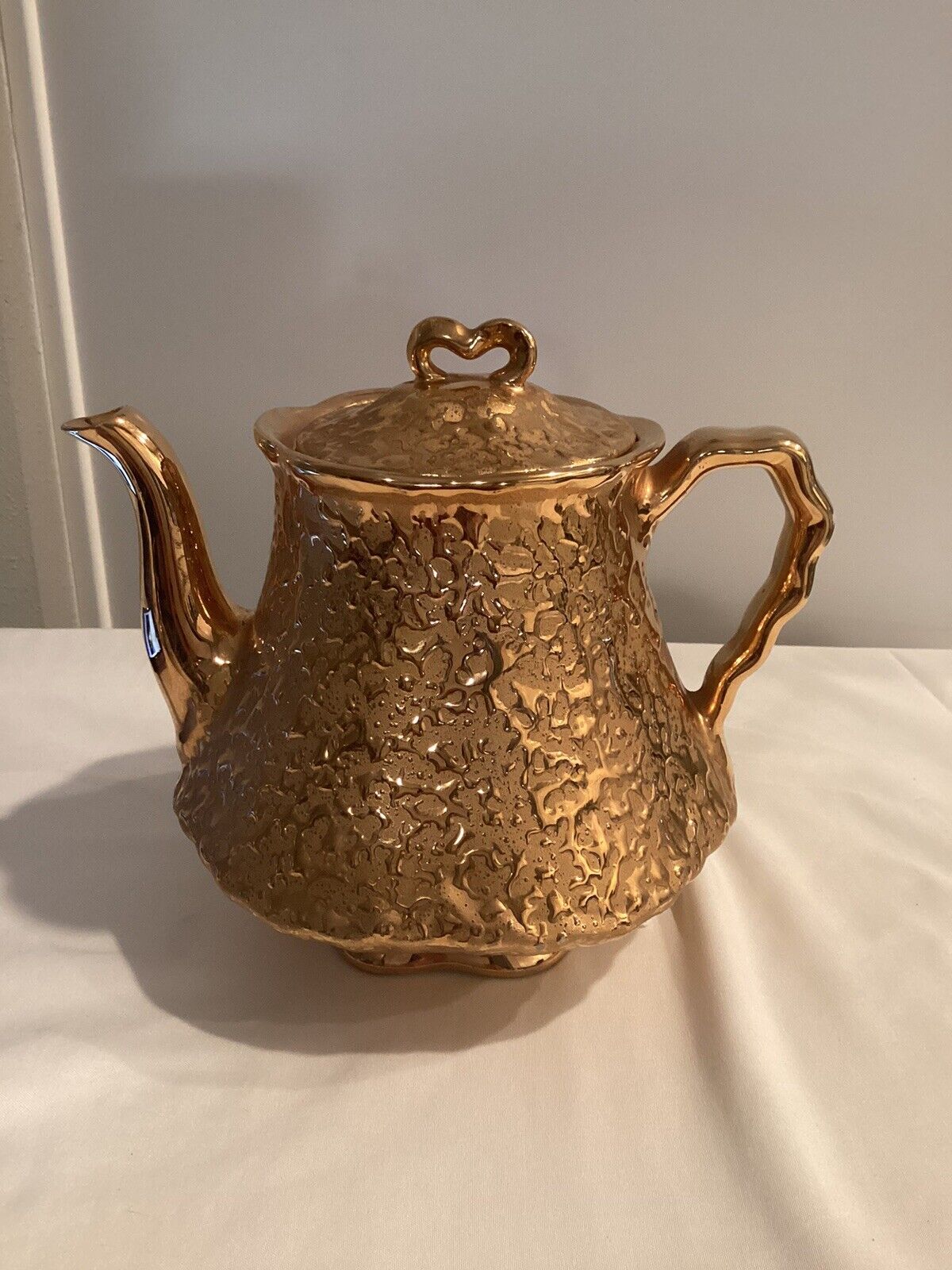 Dixon Art Studio Weeping Gold  Teapot