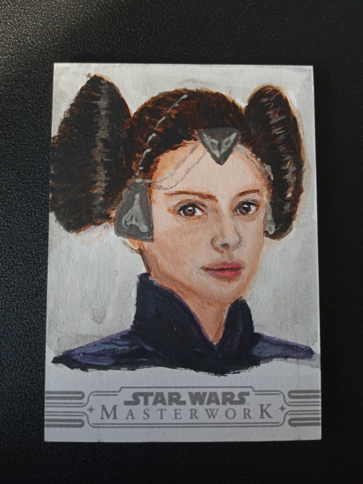 2025 Topps Star Wars Masterwork Padme Amidala  1/1 SSP Sketch Art Jenny Kim Auto