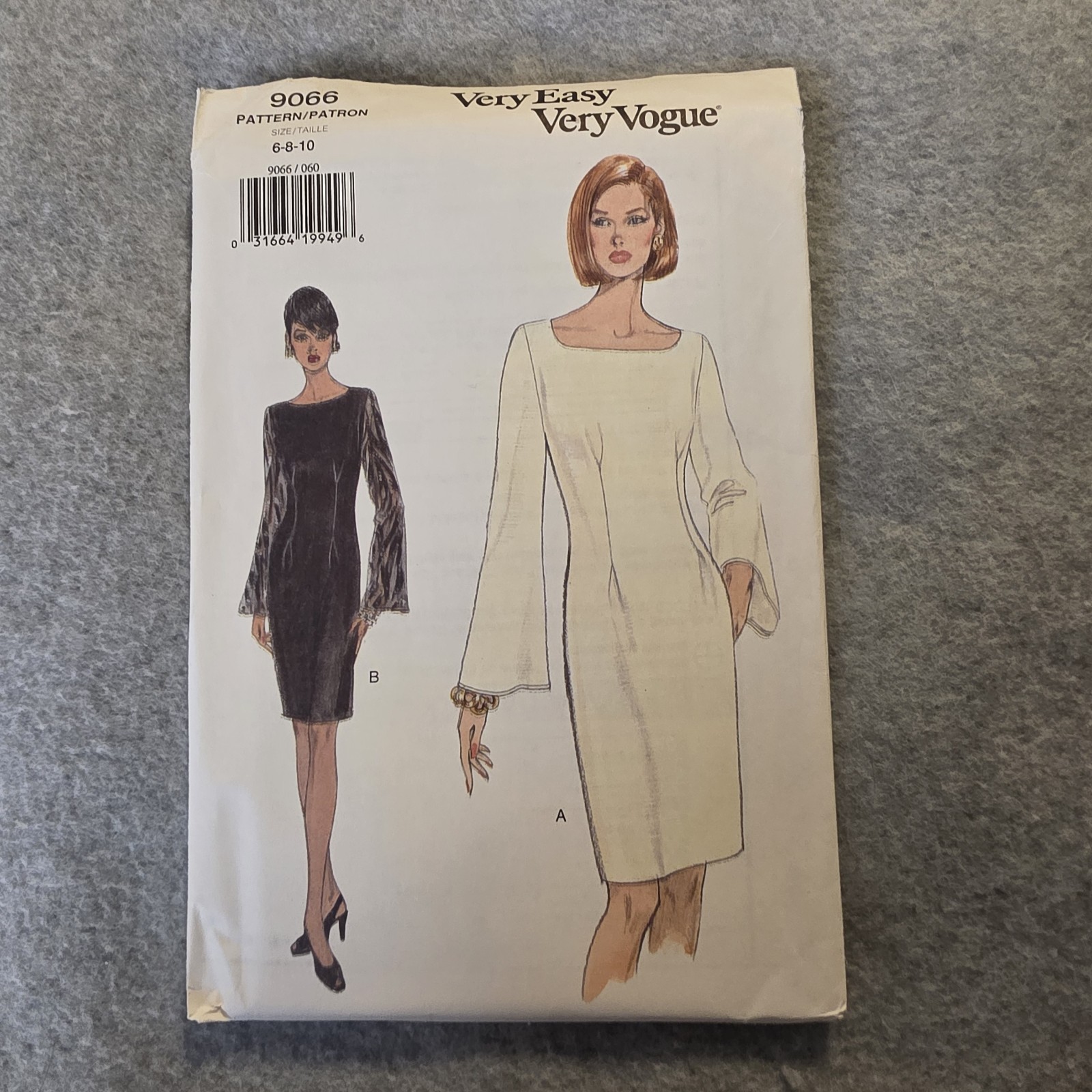 Very Easy Very Vogue Pattern 9066 Size 6-10 Uncut Condition New
