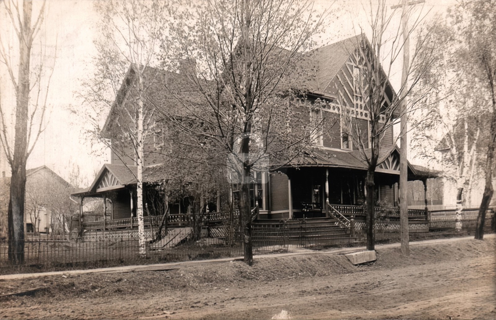 1907 Osceola Mills PA Uncle Alfreds' House RPPC Photo Postcard COPY