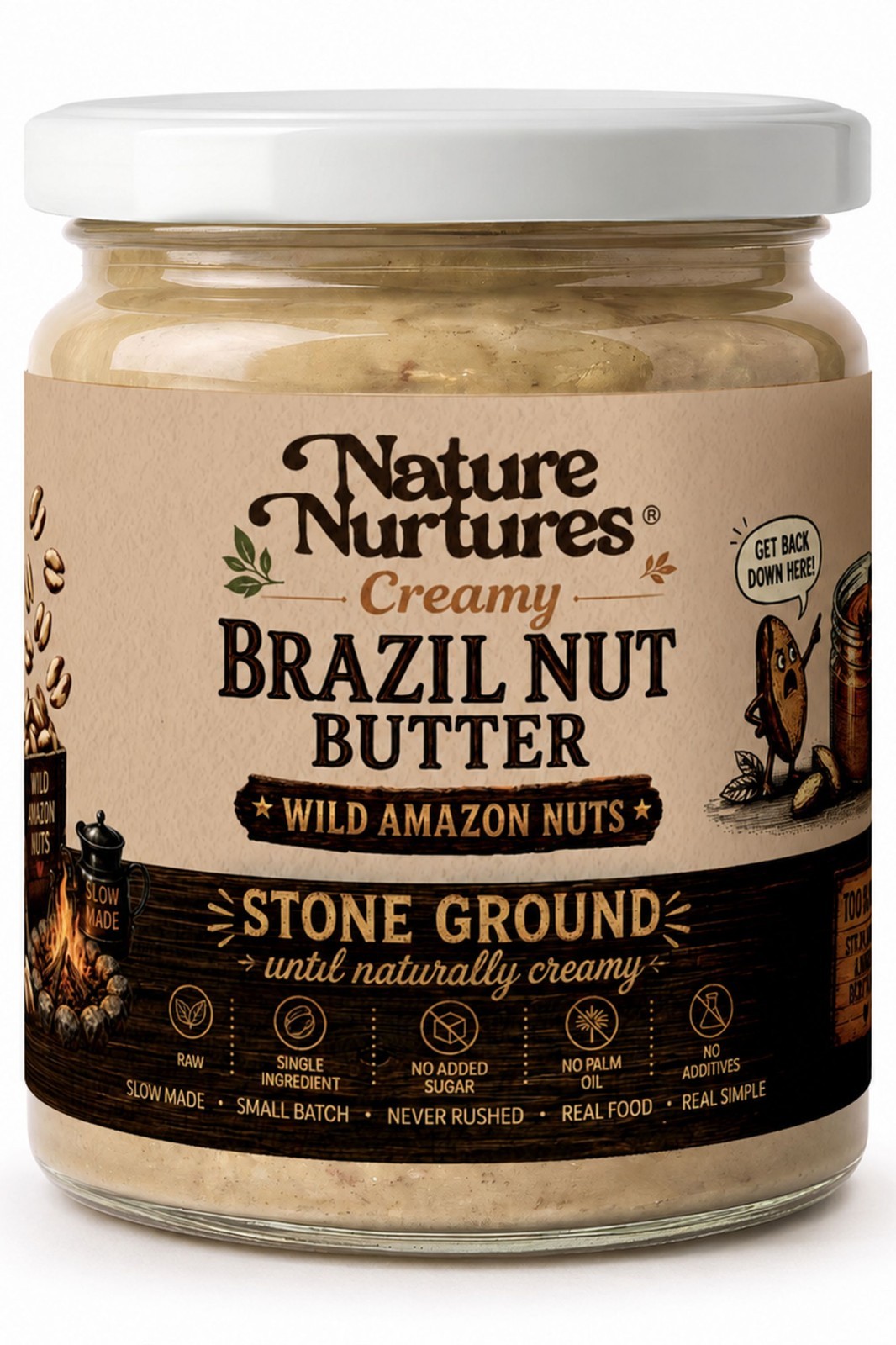 Brazil Nut Butter for Toast, Oatmeal, Smoothies & Baking, 9 oz (255 g)