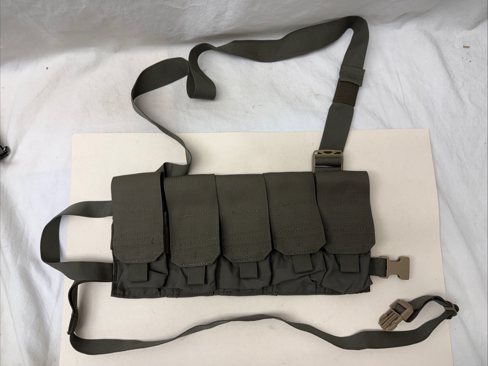 First Spear Fight Strap 5.56 X5 Mag Chest Rig Bandoleer Active Shooter Kit