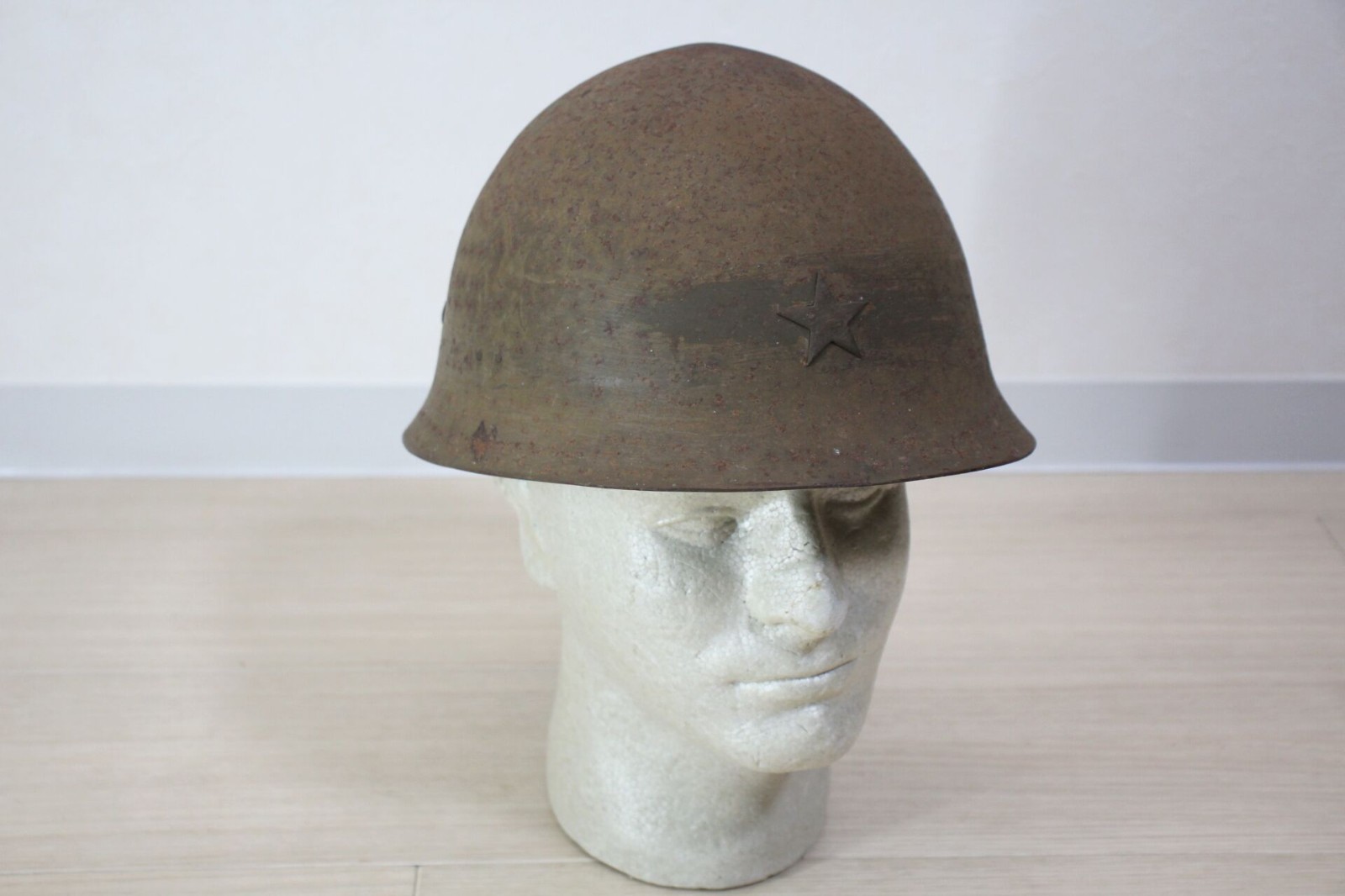 WWII Japanese Army Type 90 Helmet Shell Large Kobe Steel Original Star  P81