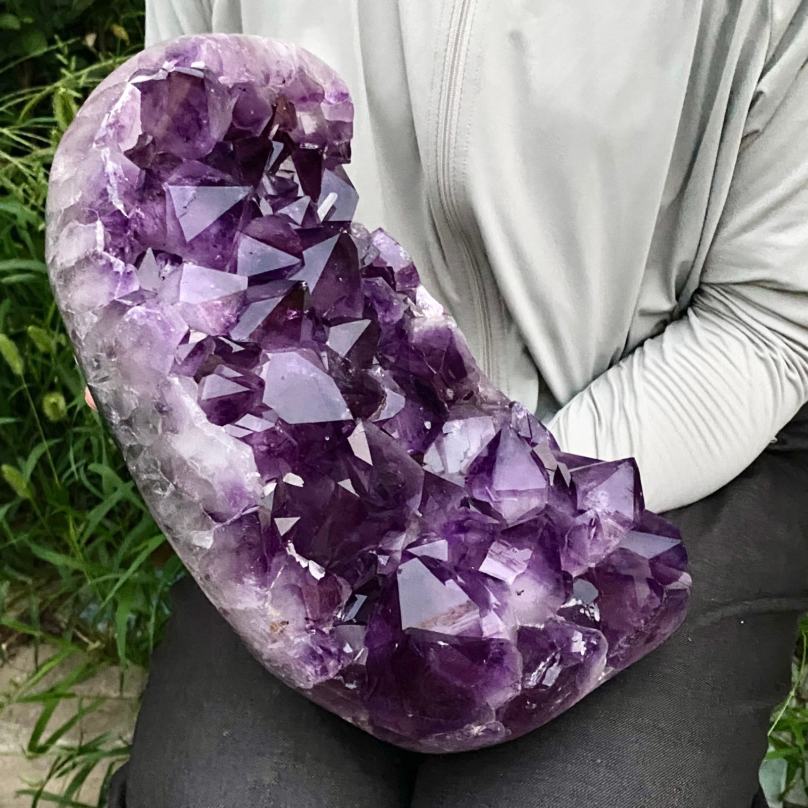 17.72LB Natural Amethyst cluster quartz cluster crystal mineral specimen Healing