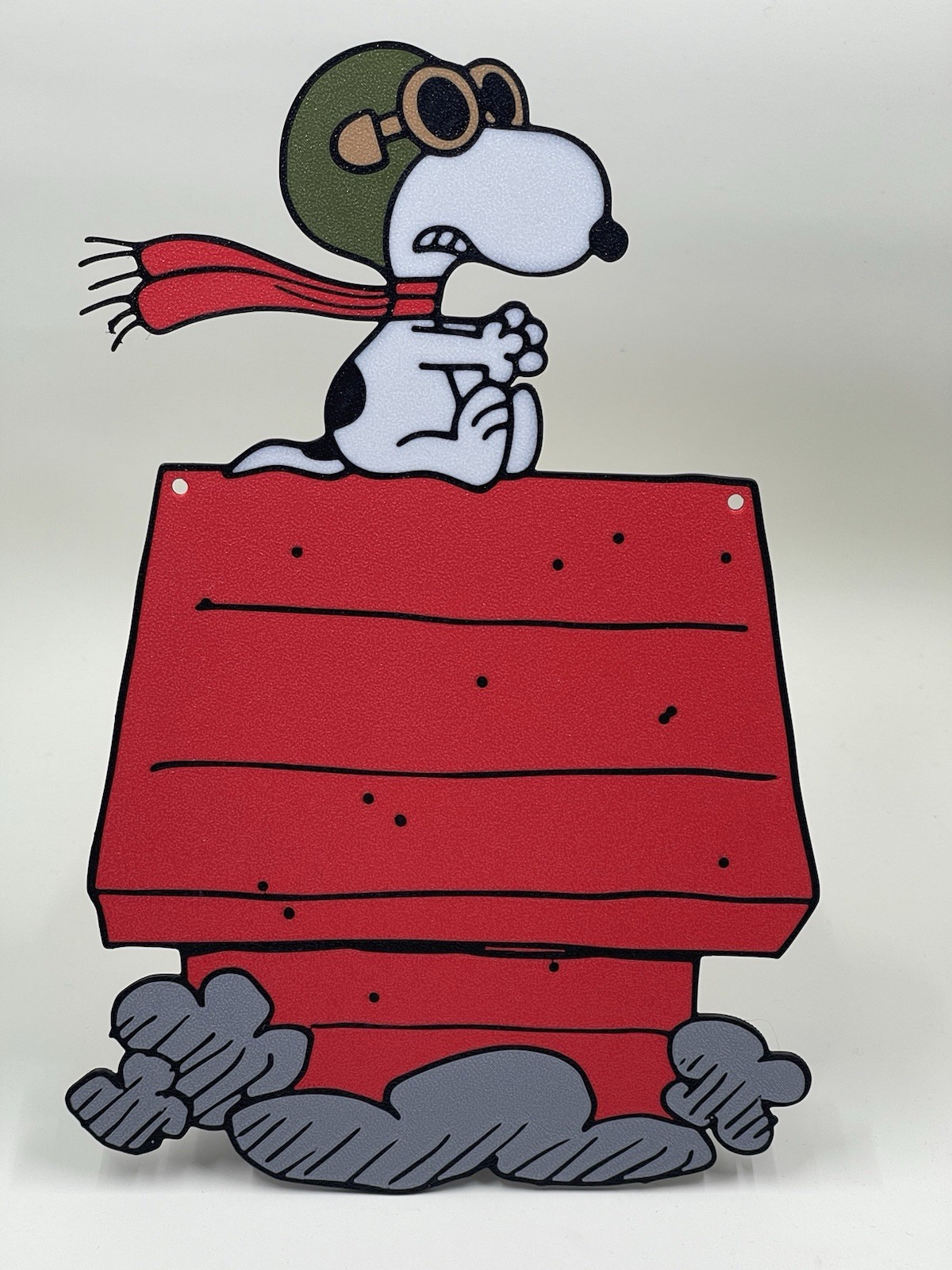 Peanuts 💥 Snoopy vs The Red Baron 3D Printed Sign, World War 1 Flying Ace, Art