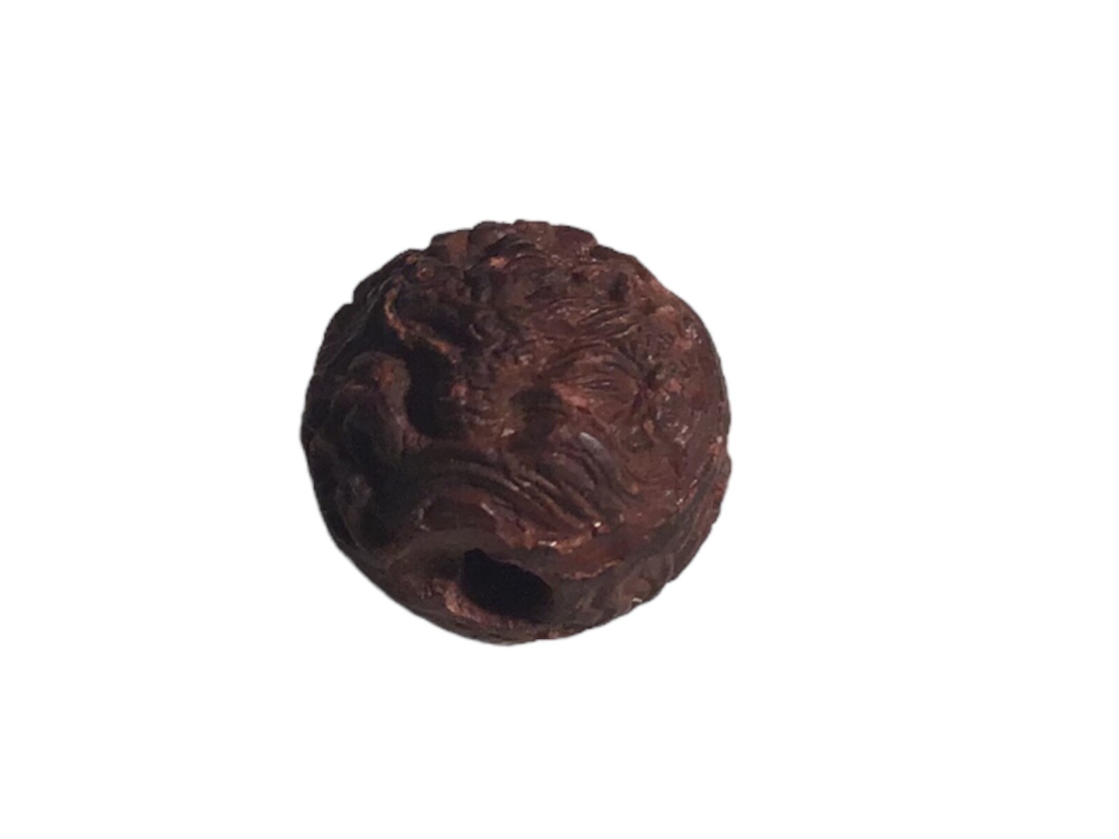 Antique Meiji Era Japanese Ojime Bead – 1868-1912 – Authentic Molded Inrō Slider Antique Meiji Era Japanese Ojime Bead – 1868-1912 – Authentic Molded Inrō Slider