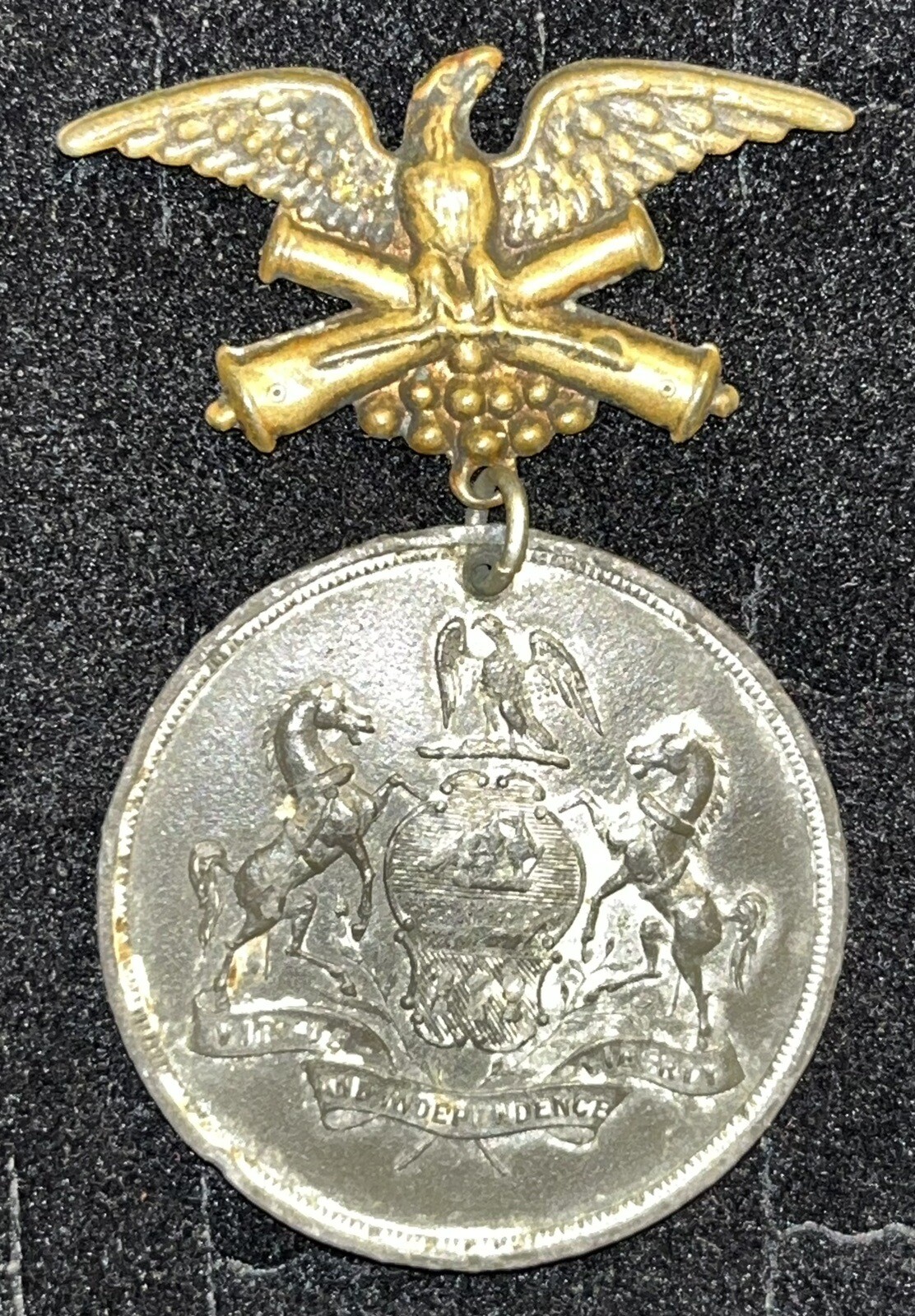 SUPER 1885 Pennsylvania Dauphin County Harrisburg Centennial Medal