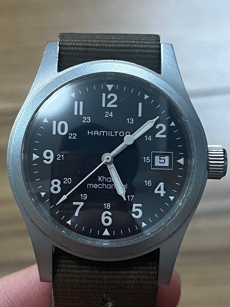 Hamilton Khaki Field Automatic 42mm Nylon Band Military Watch