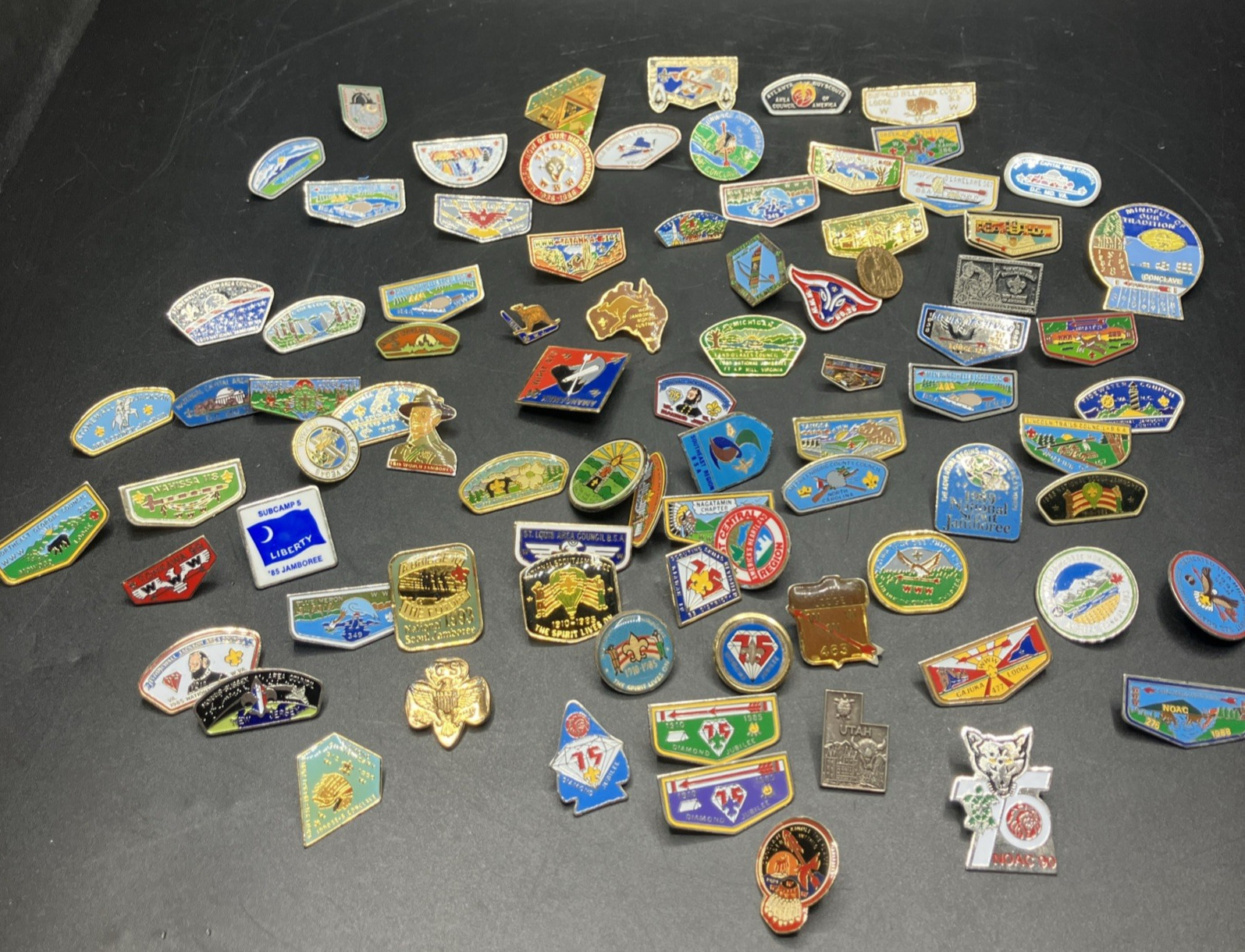 84  Vintage 80\'s - 90\'s BSA Pins  - No Backs
