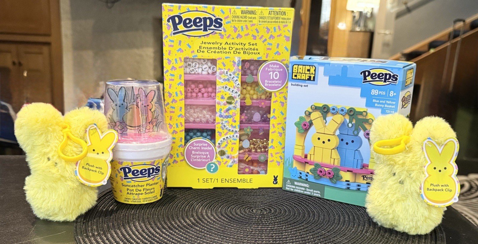PEEPS Activity Lot Plush Jewelry Kit Building Bricks And More