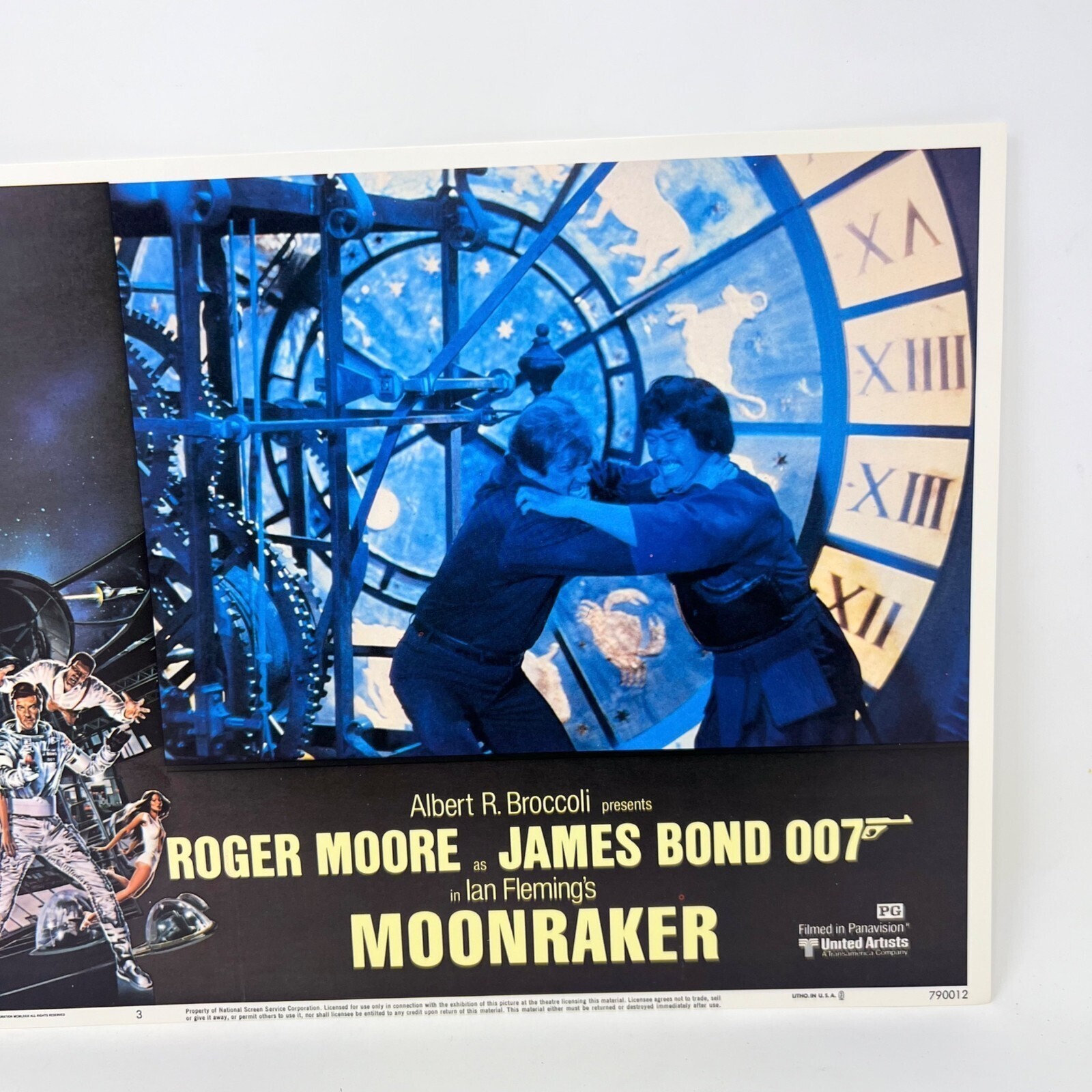 James Bond 007 In Lan Fleming\'s MoonRaker Collectible Movie Lobby Card No.3