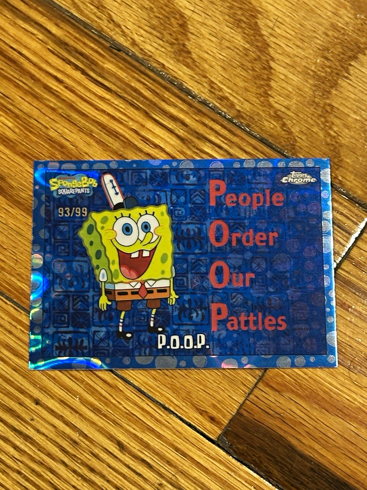 Topps 2025 Topps Chrome SpongeBob 25 #88 People Order Our Patties 93/99