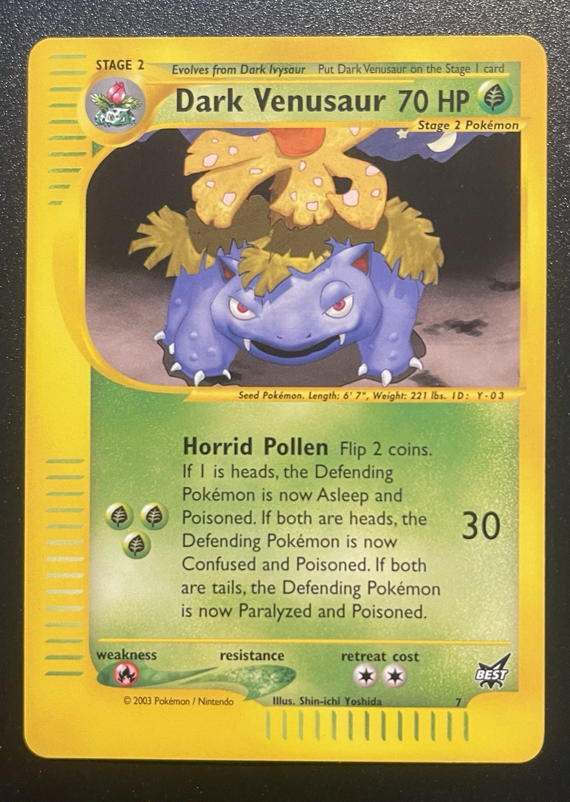 Dark Venusaur Best Of Seven NM or Better Psa 9 Or 10? Best Of Promo Pokemon