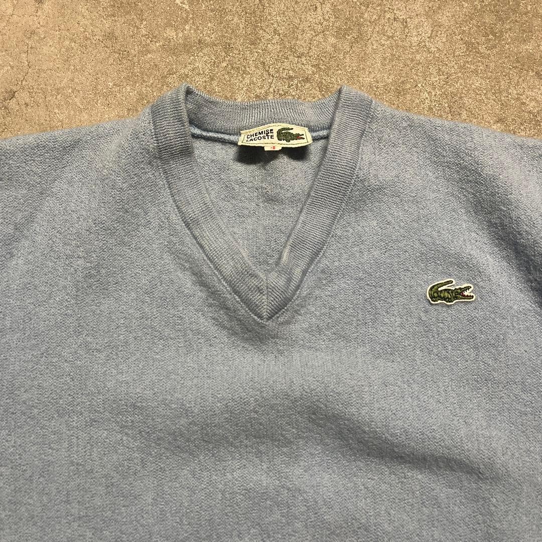 Lacoste CHEMISE Vintage Women 70S 80S Fleracon Knit Sweater VHTF Designer Collec