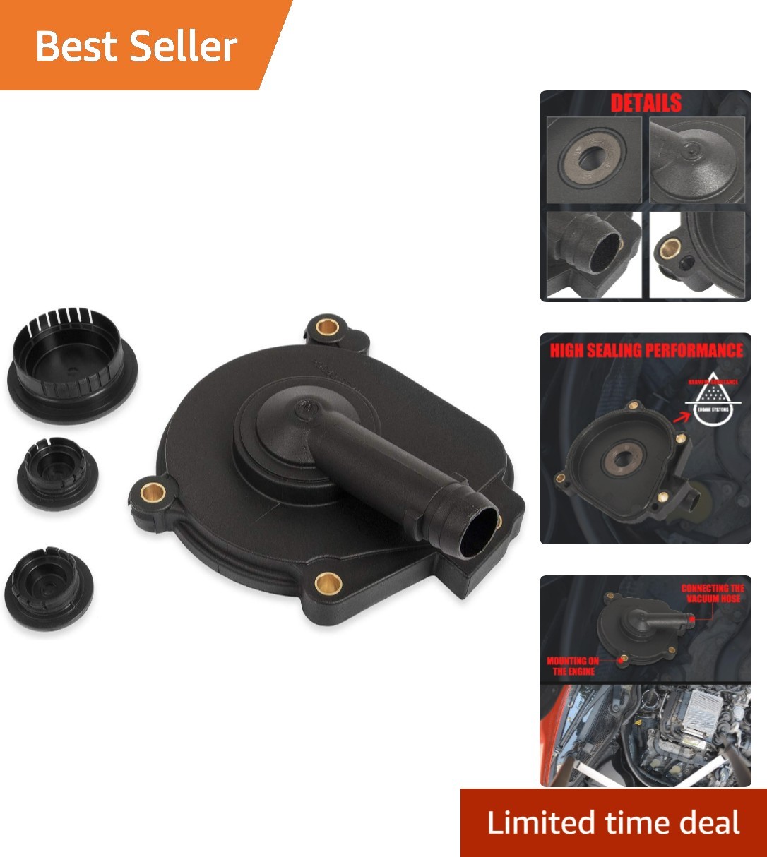 Oil Separator Cover and Camshaft Expansion Plug Kit Compatible with Mercedes ... Oil Separator Cover and Camshaft Expansion Plug Kit Compatible with Mercedes ...