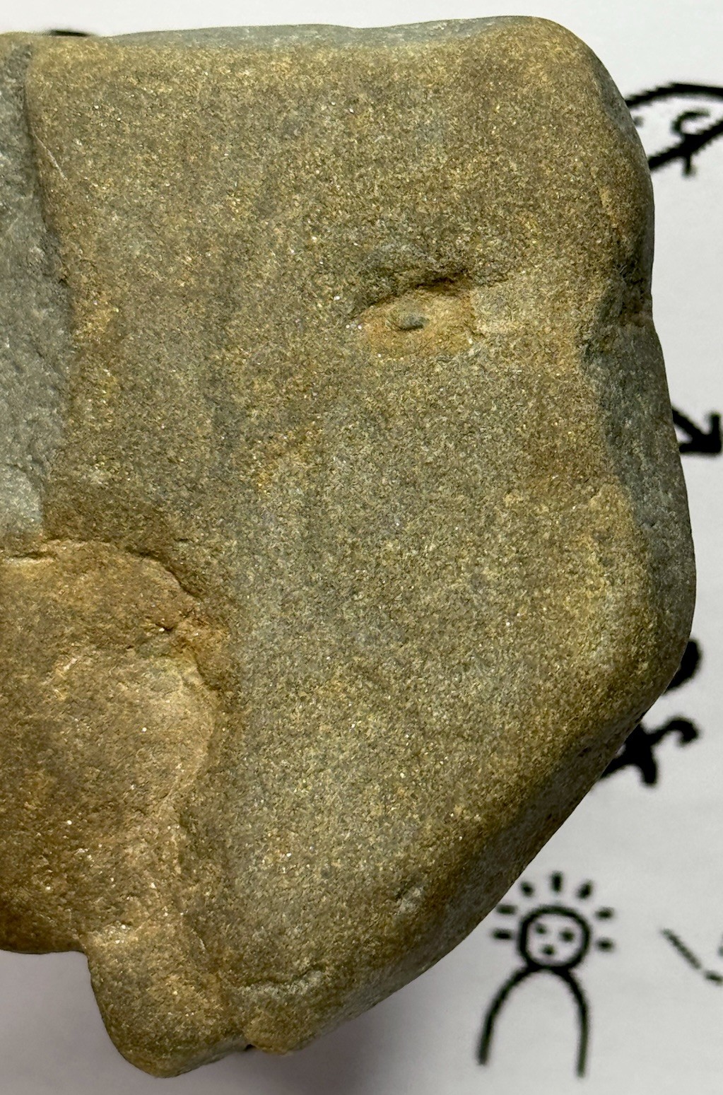 Native American Indian Authentic Artifact Stone Effigy Carved, 6.3 oz • NY Native American Indian Authentic Artifact Stone Effigy Carved, 6.3 oz • NY