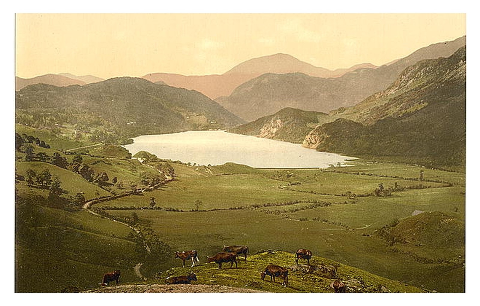 Gwynant Valley Wales Llyn Gwynant Standard Postcard