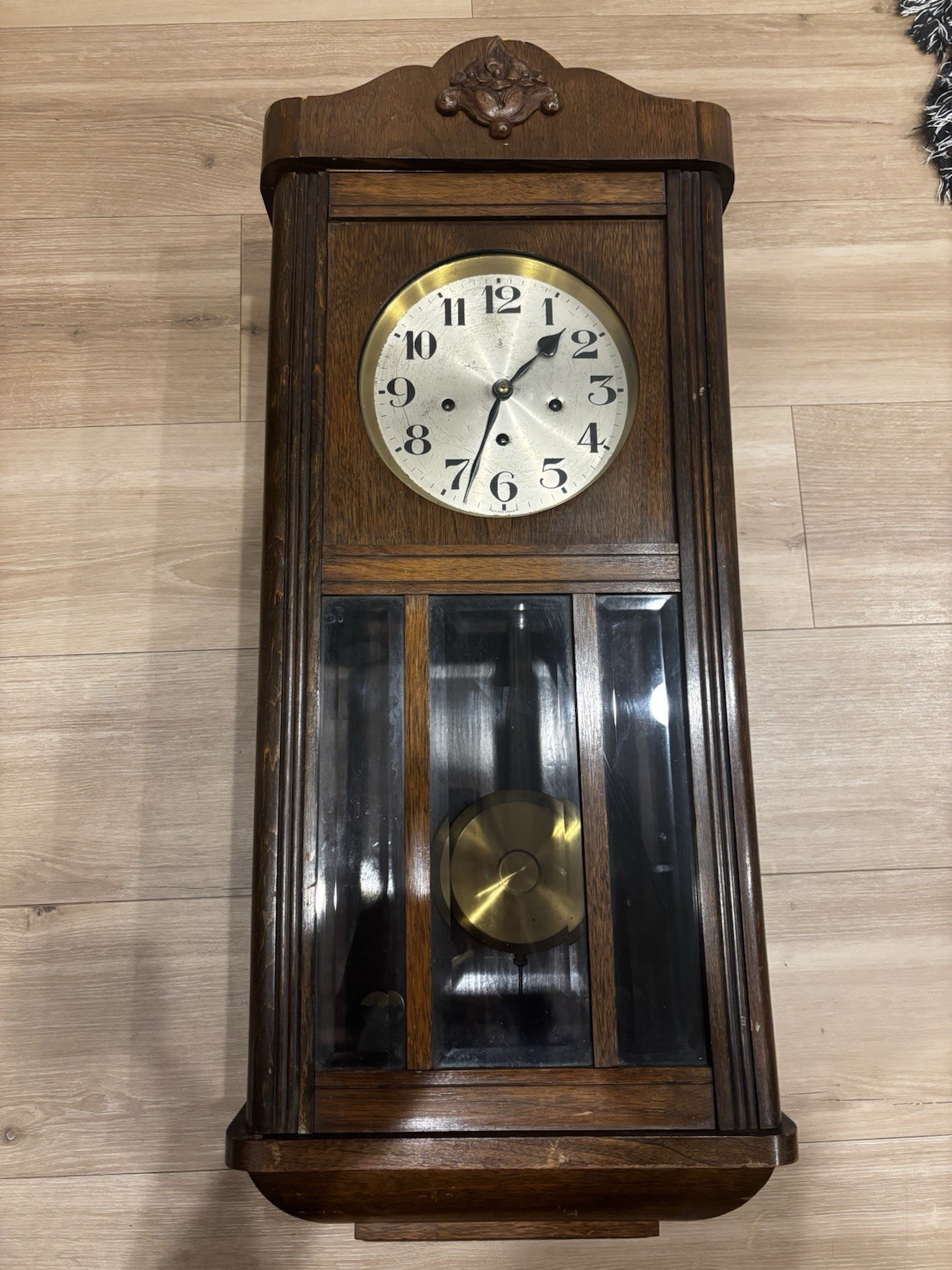 Antique Gustav Becker  Wall Clock Untested
