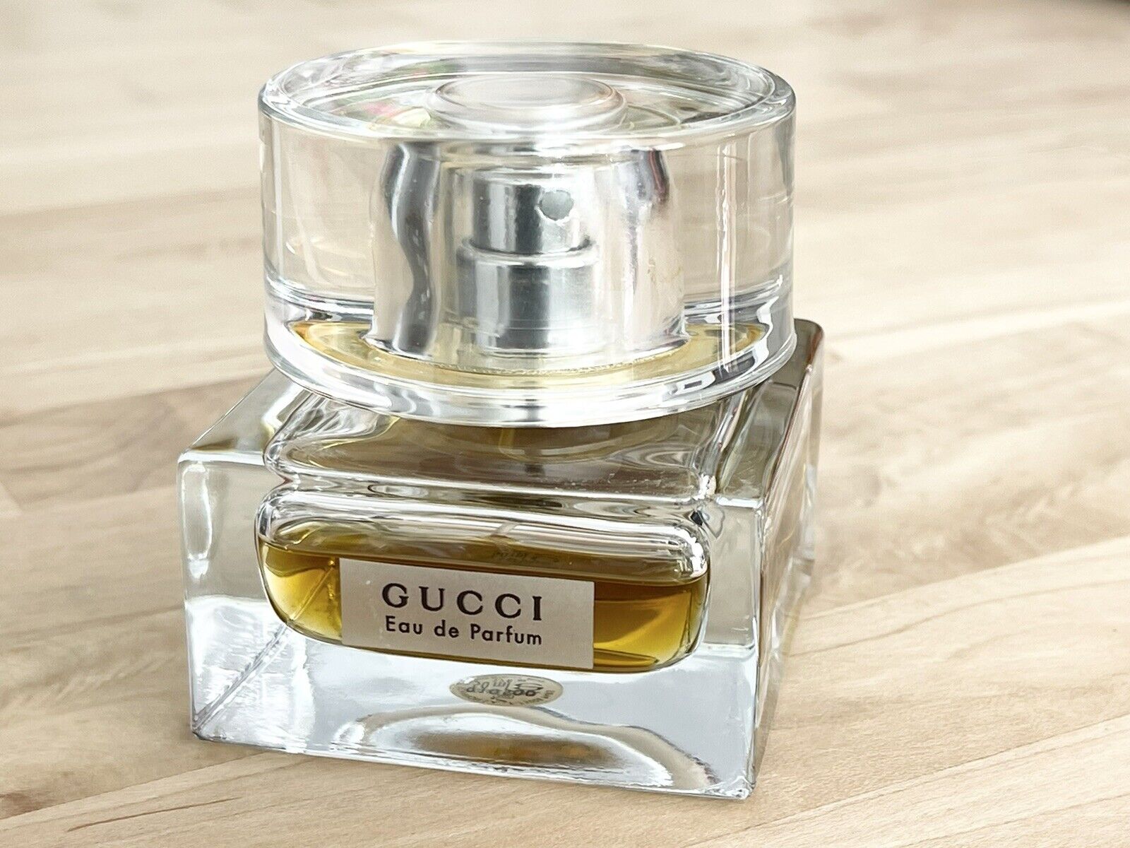 Vintage Gucci Eau De Parfum Scannon Paris 010500 50ml 1.7 oz  65% Full