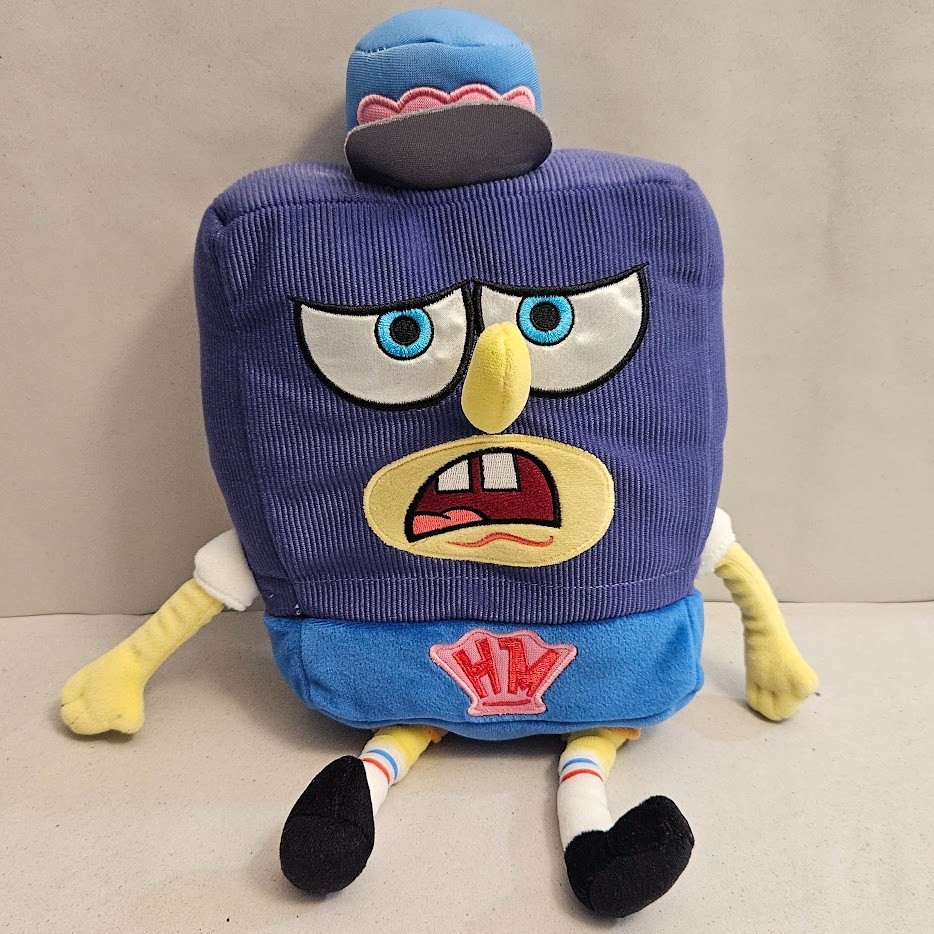 2008 Spongebob Squarepants The Open Window Maniac Plush Hall Monitor HM Tags