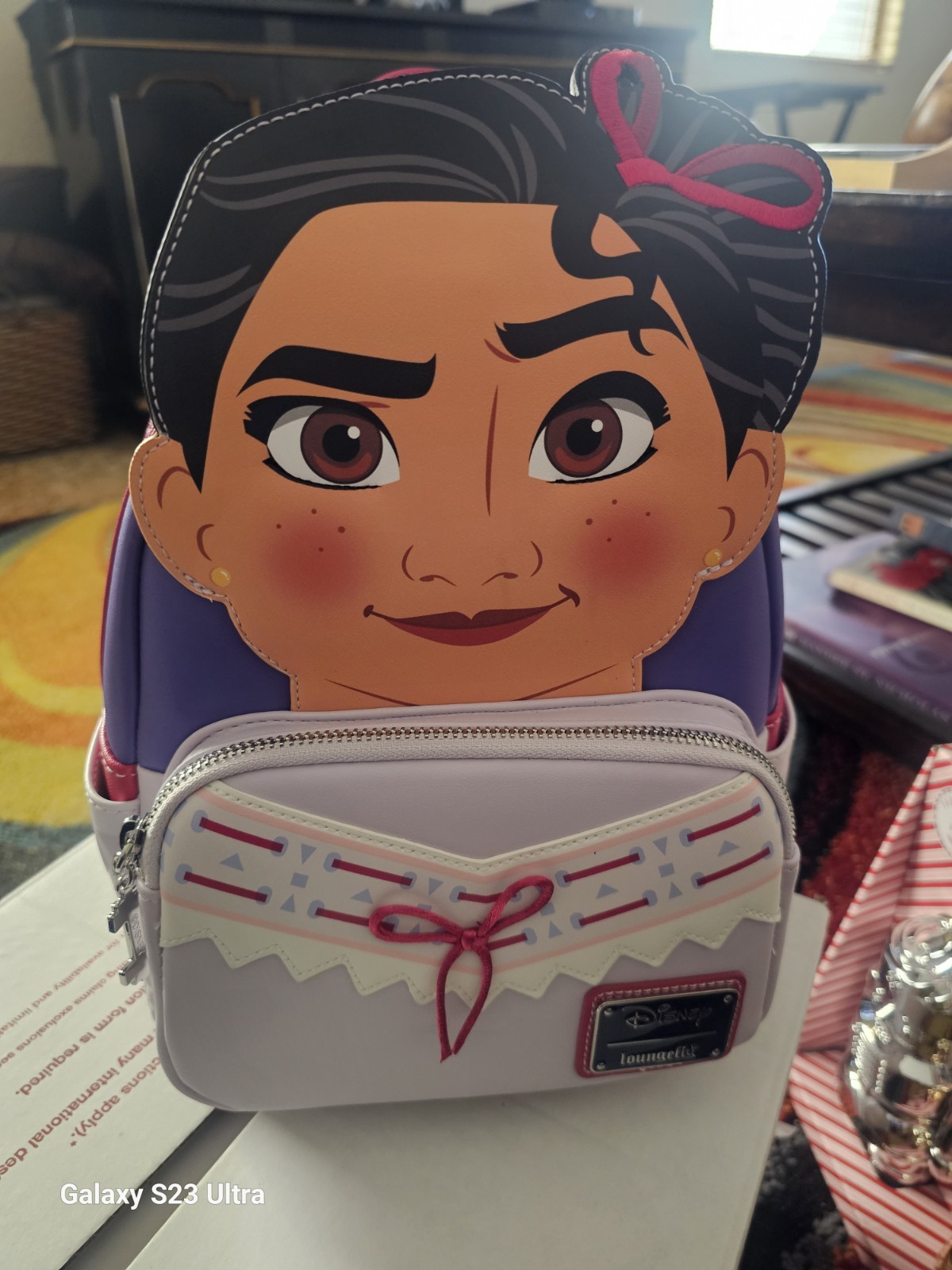 BNWT Loungefly Disney Encanto Luisa Cosplay Hard Tag (HT) Backpack