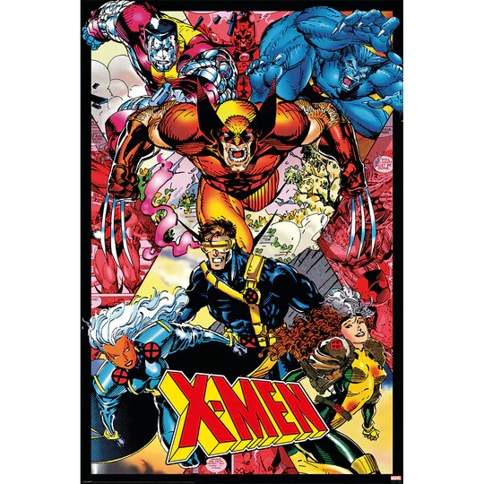 MARVEL THE UNCANNY XMEN POSTER WOLVERINE CYCLOPS STORM NEW 24x36 
