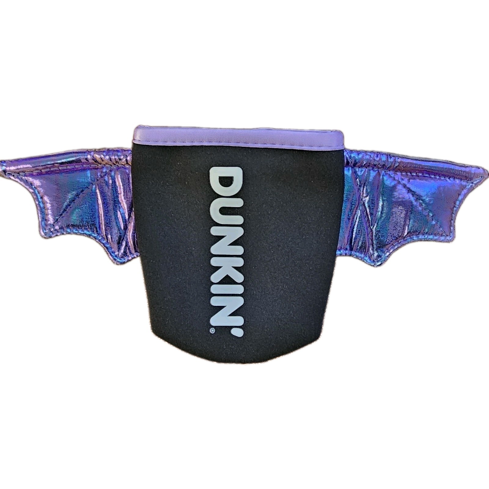 Rare Dunkin' 2026 Limited Edition Bat Koozie, Batty Sleeve, Halloween, Dunkin