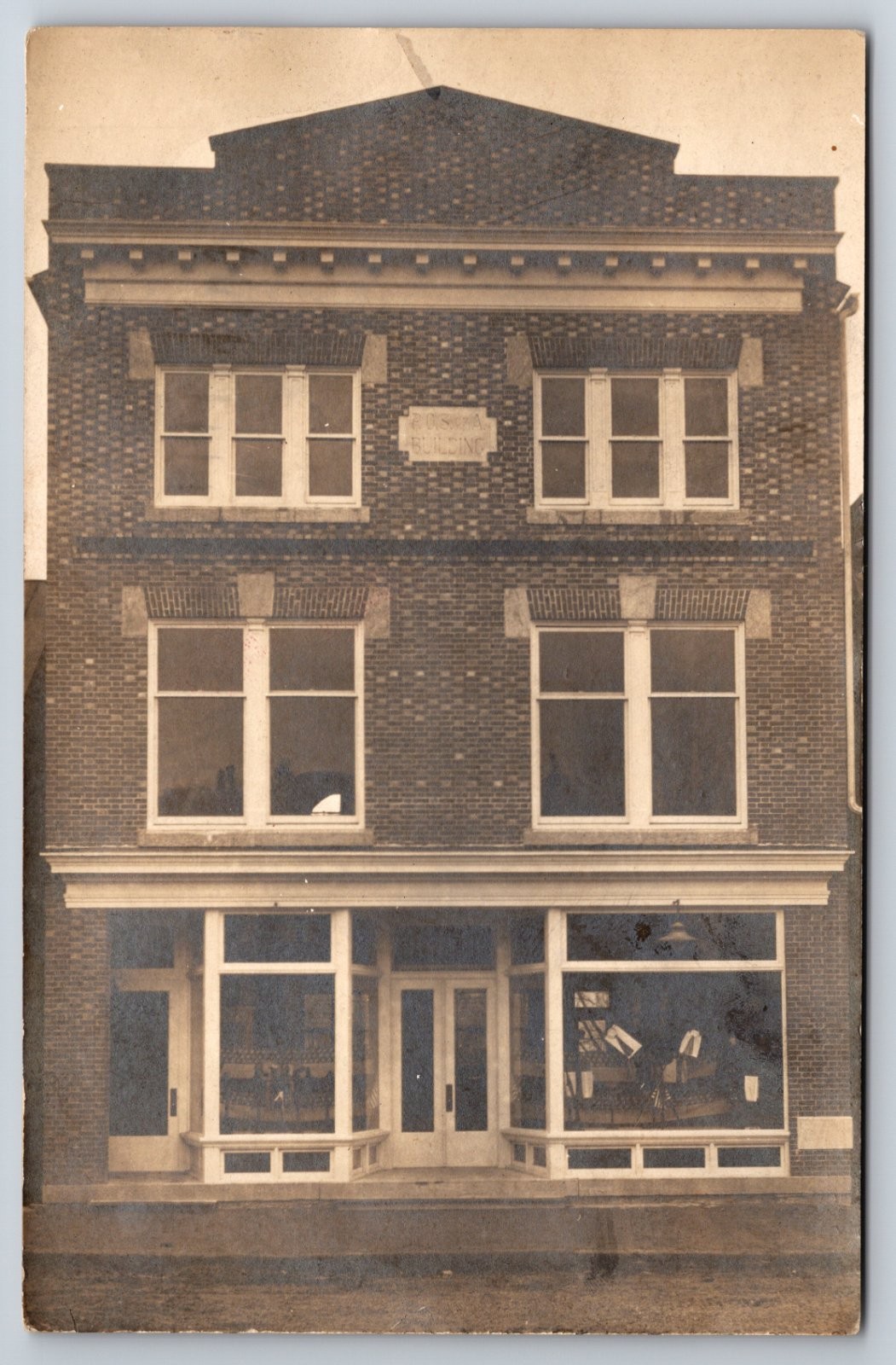 Jonestown Pennsylvania Patriotic Order Sons of America Building Real Photo RPPC