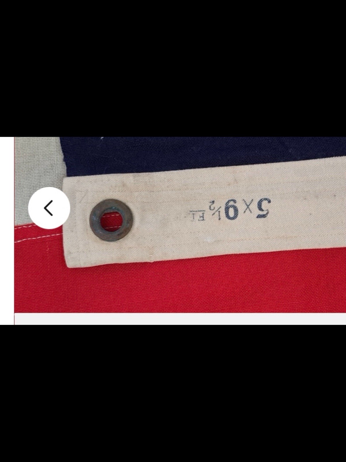 Valley forge United States Flag Red White Blue Canvas Sewn Stars 5x9.5ft 