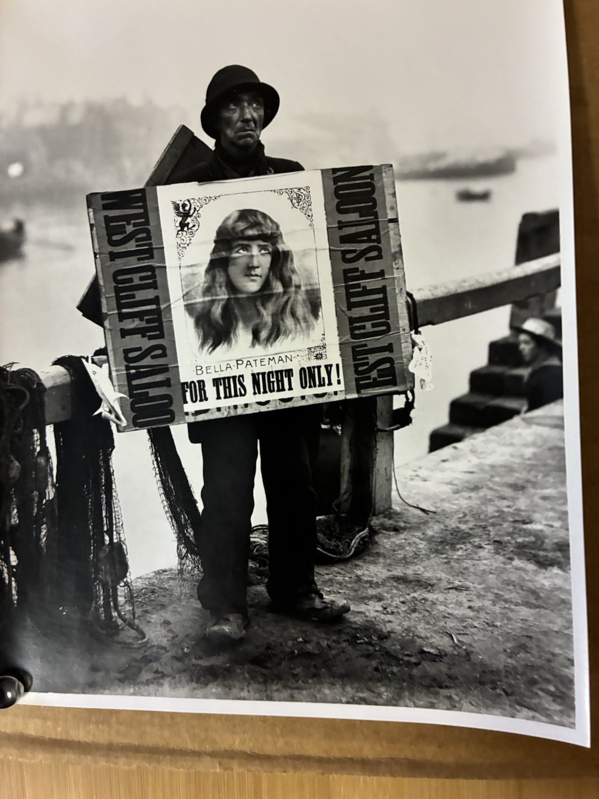 Frank Meadow Sutcliffe Photograph Reproduction – Whitby England  Sandwich Board