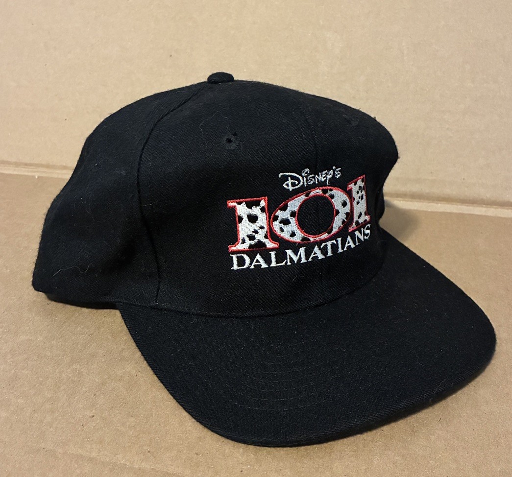 Original Vintage '96 Disney Promotional 101 Dalmatians Hat Embroidered Snapback