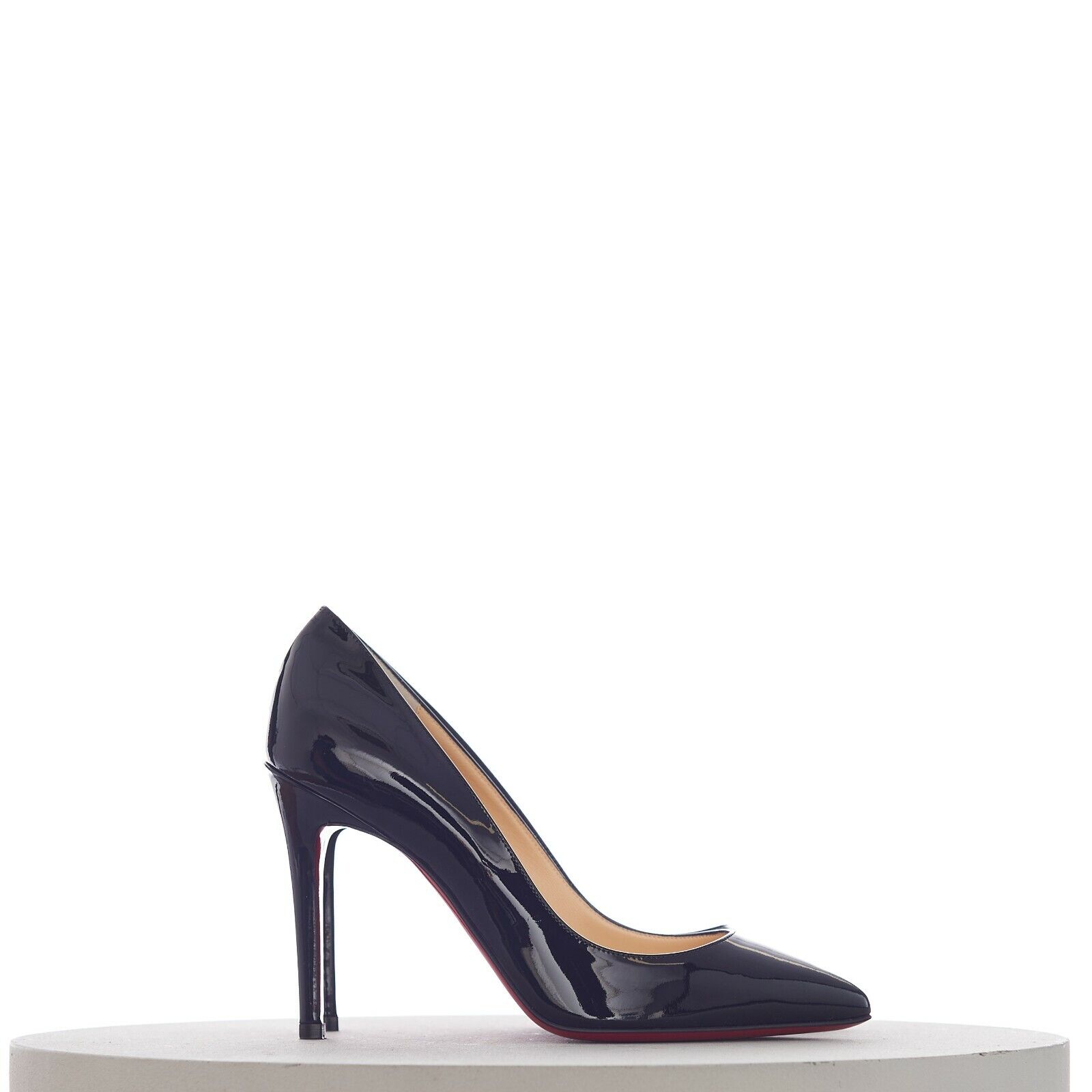 CHRISTIAN LOUBOUTIN 745$ Pigalle 100mm Pumps In Black Patent Leather