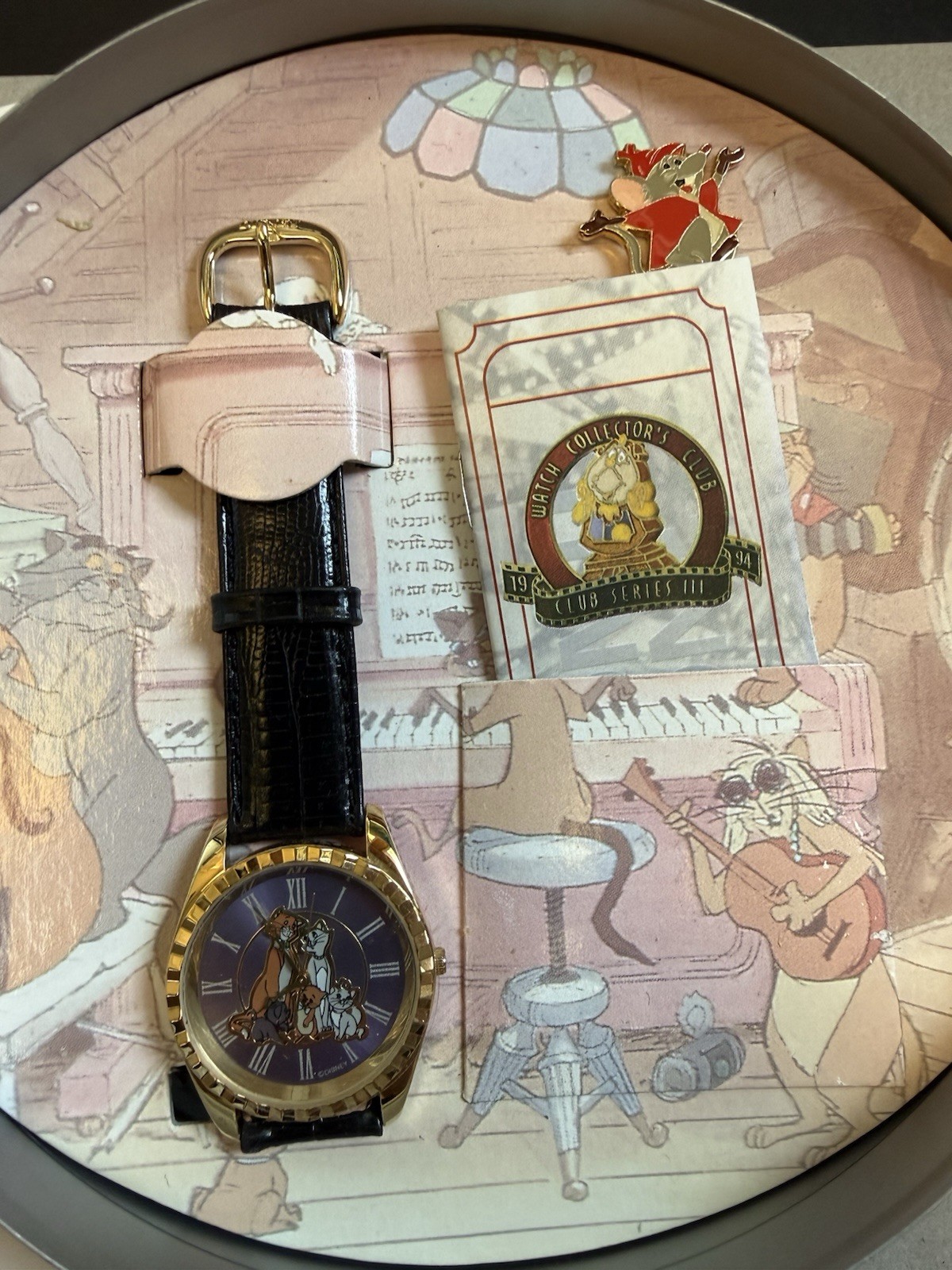 Disney DS-104 Limited Edition The Aristocats Watch 0681/7500 NIB