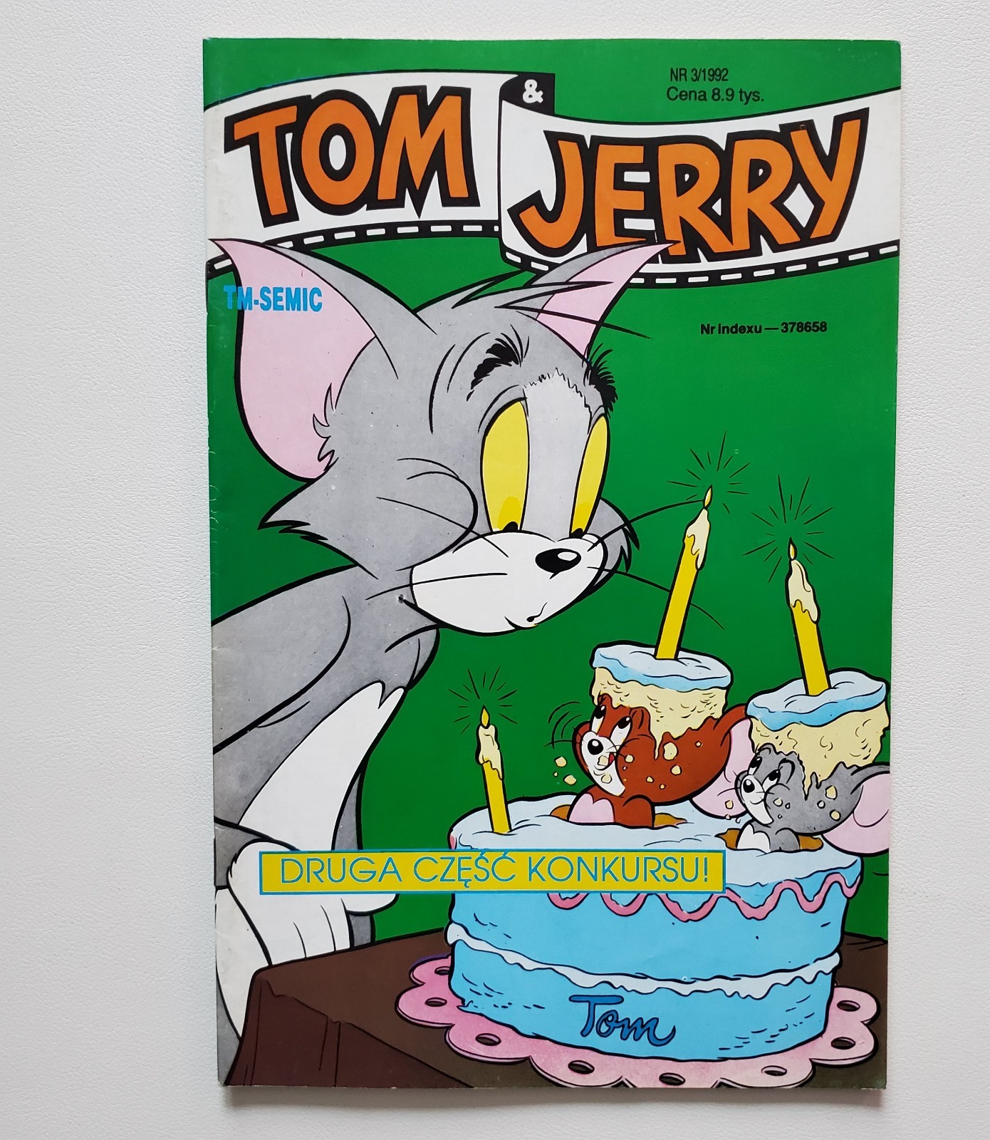 Tom and Jerry comic 1992 TM Semic Poland NR 3/1992 vintage cartoon comic interna