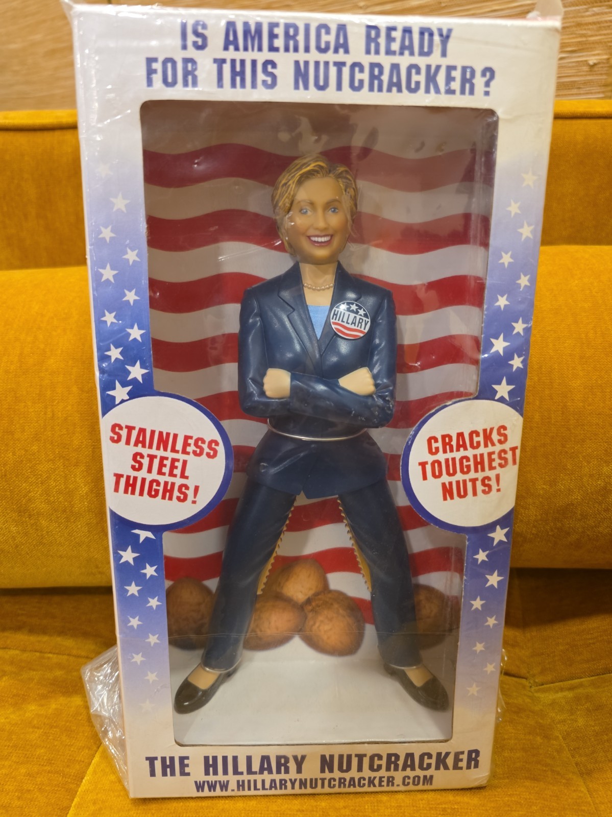 2007 Original Hilary Clinton Brand New Factory Sealed Heat Wrap NIB Collectible